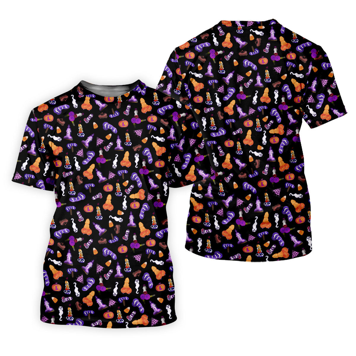 Funny Dirty Black And Purple Halloween Golf Shirt, Fun Golf Shirts For Men, Cool Golf Gift, Halloween Gift