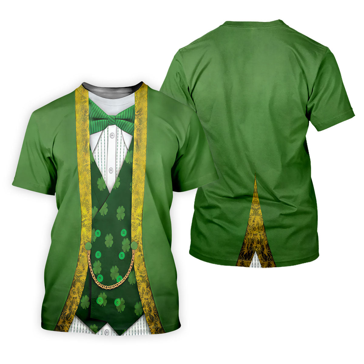St Patrick's Day Leprechaun Costume Print Women's Golf Shirts, Ladies Golf Polos, Golf Shirt For Women