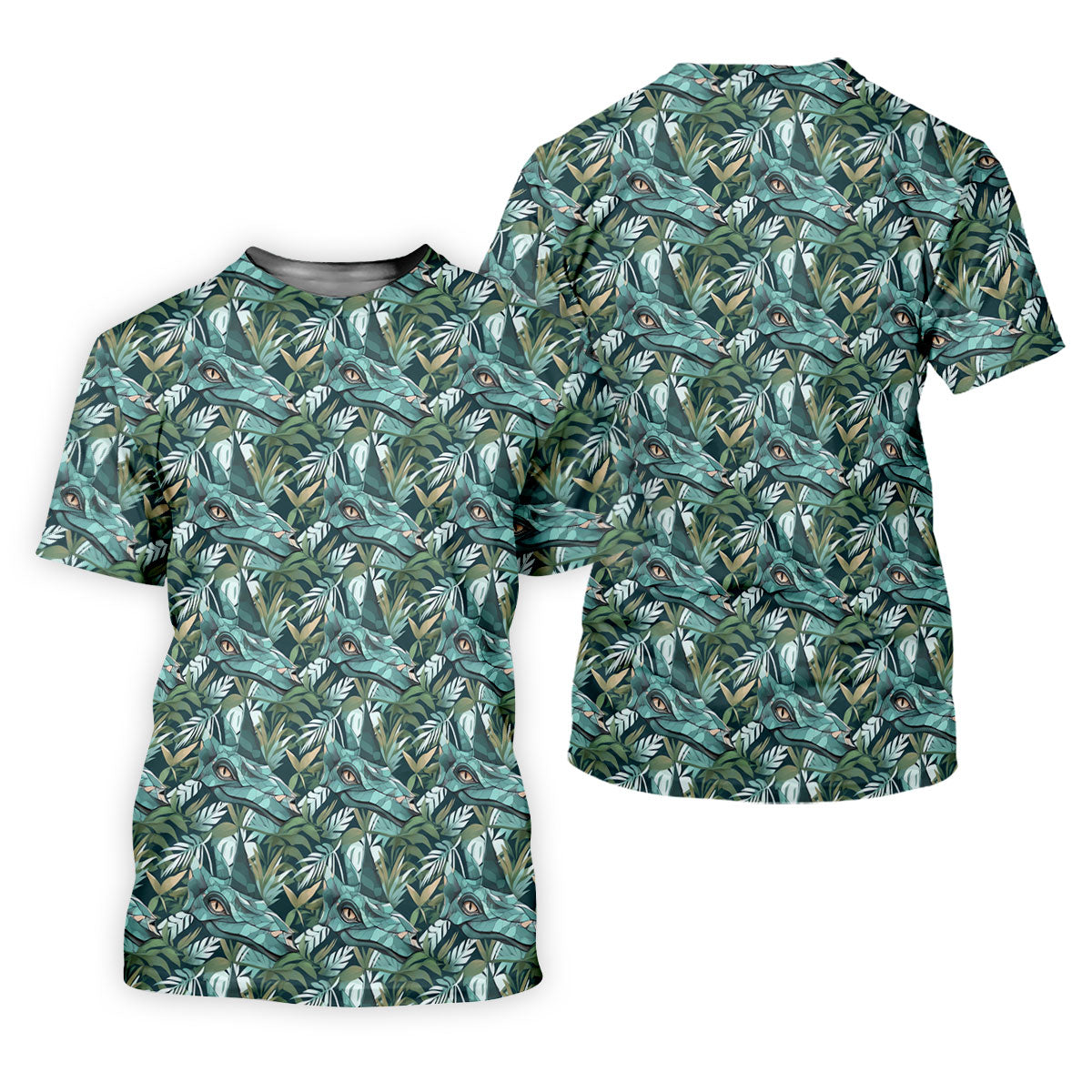 Dinosaur Head Tropical Vibe Women's Golf Tops, Women's Polo Shirt, Ladies Golf Shirts