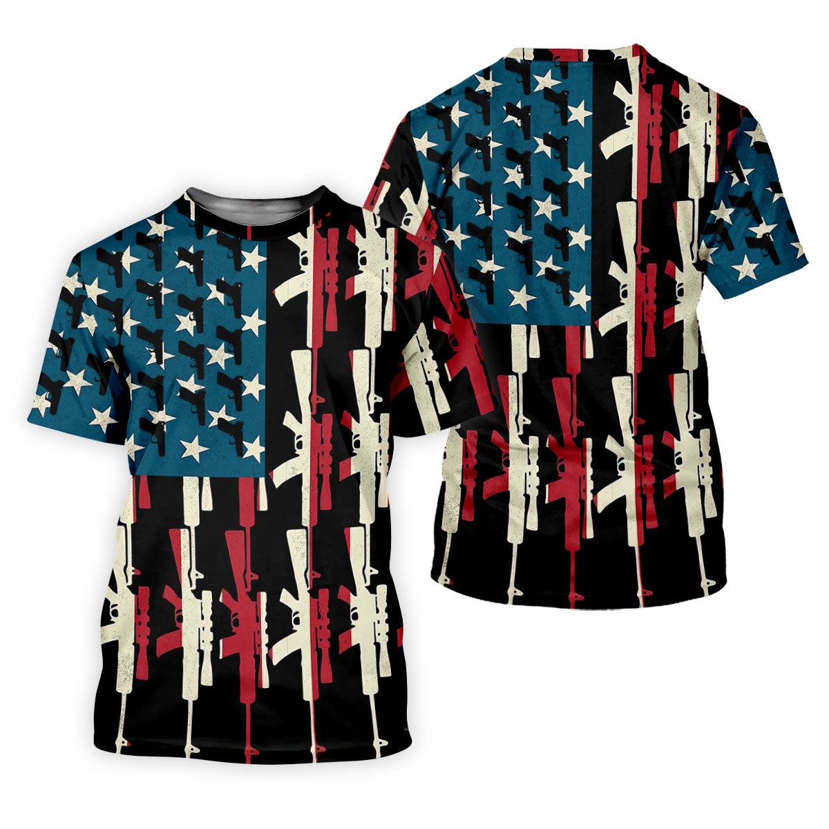 American Flag Pattern Army Theme Patriotic Golf Shirt, 250th Anniversary Golf Shirts For Men, Polo Shirt Men