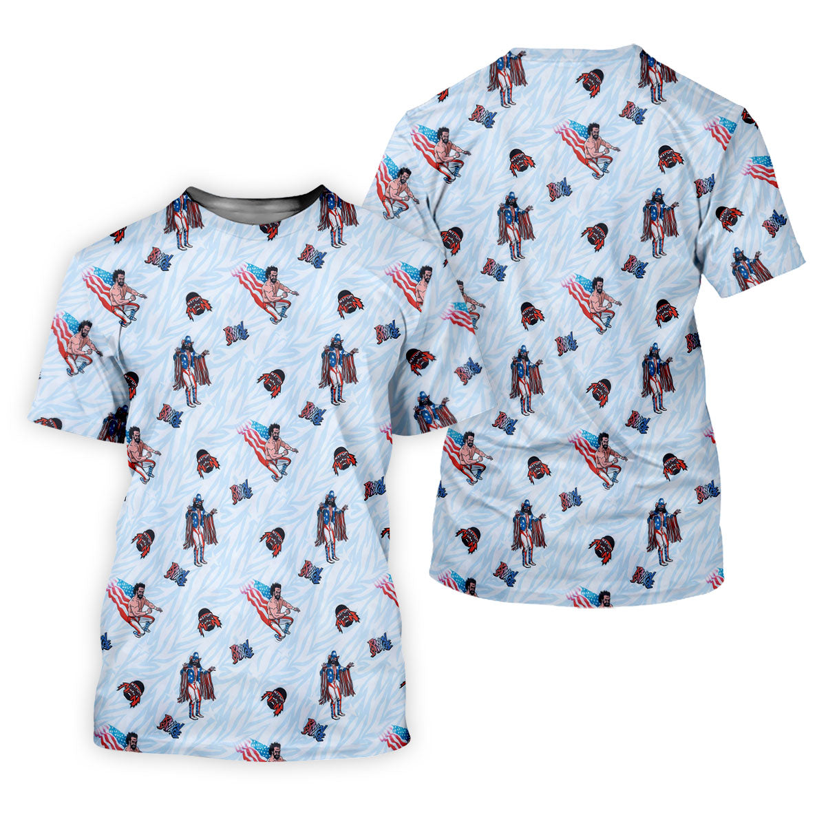 Randy Savage Patriotic Golf Shirt, Women's Golf Tops, Golf Shirts For Women