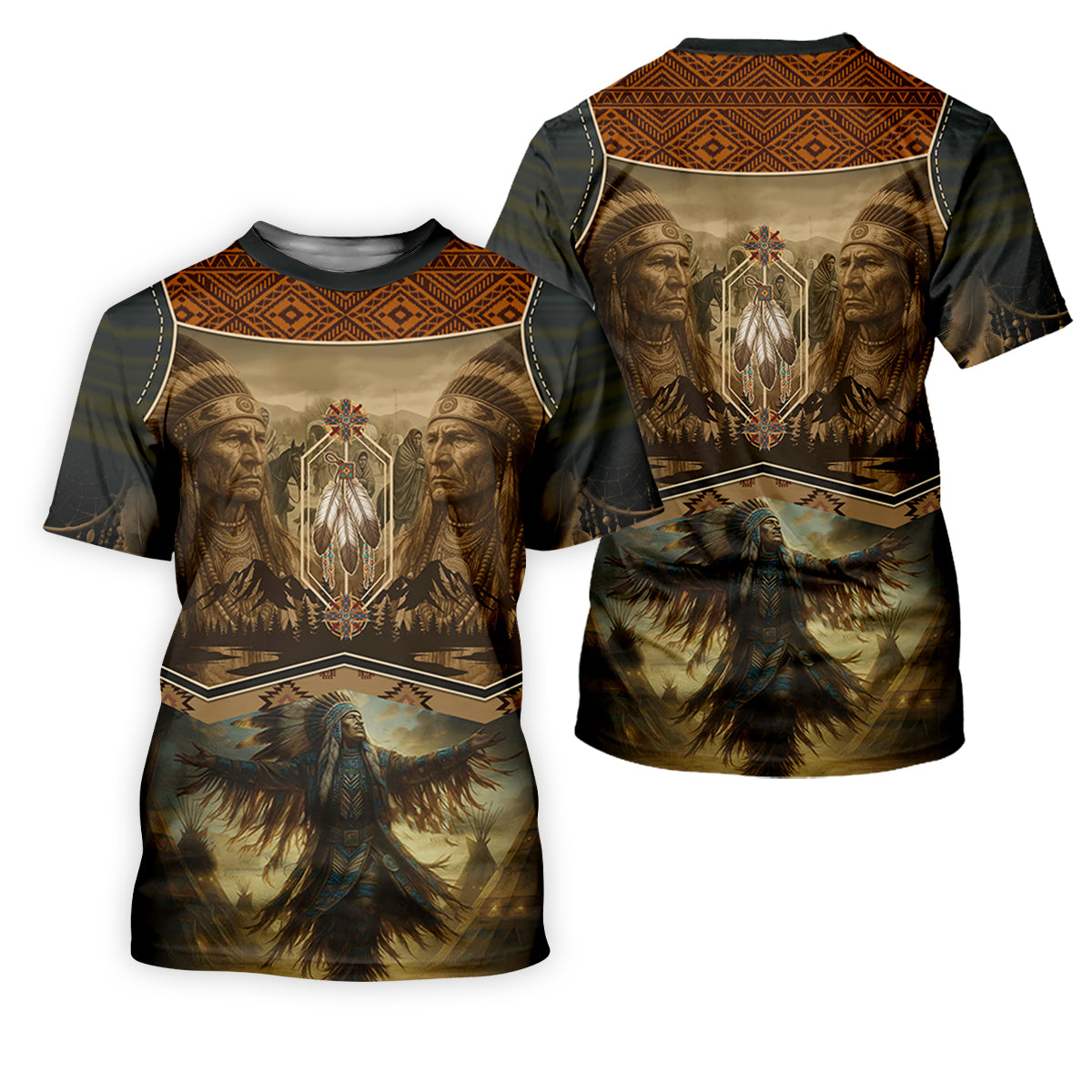 Spirit of the Ancestors Women's Golf Tops, Native American Ancestry Ladies Golf Polos, Indigenous Peoples Month
