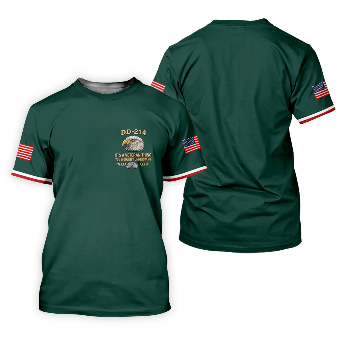 DD 214 Veteran Memorial Patriotic 4th Of July Golf Shirt, 250 Years Polo Shirtor Men