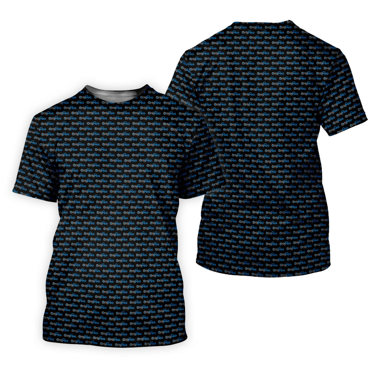 OnlyPars All Over Print Golf Top, Funny Golfer Humor Design, Golf Shirts For Women