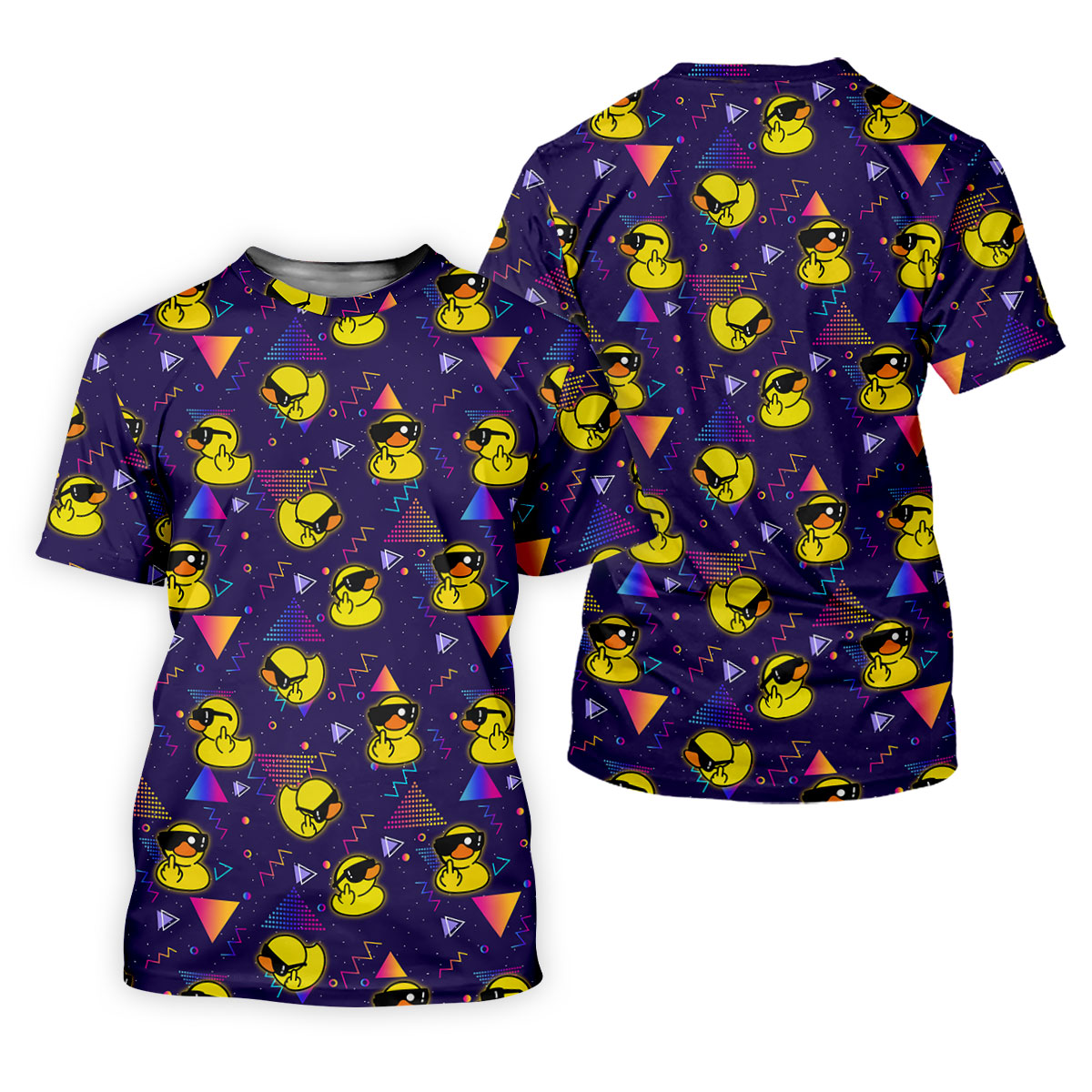 Funny Yellow Duck Sunglasses Golf Shirt, Women's Golf Shirt, Golf Polo For Women, Cute Golf Outfit