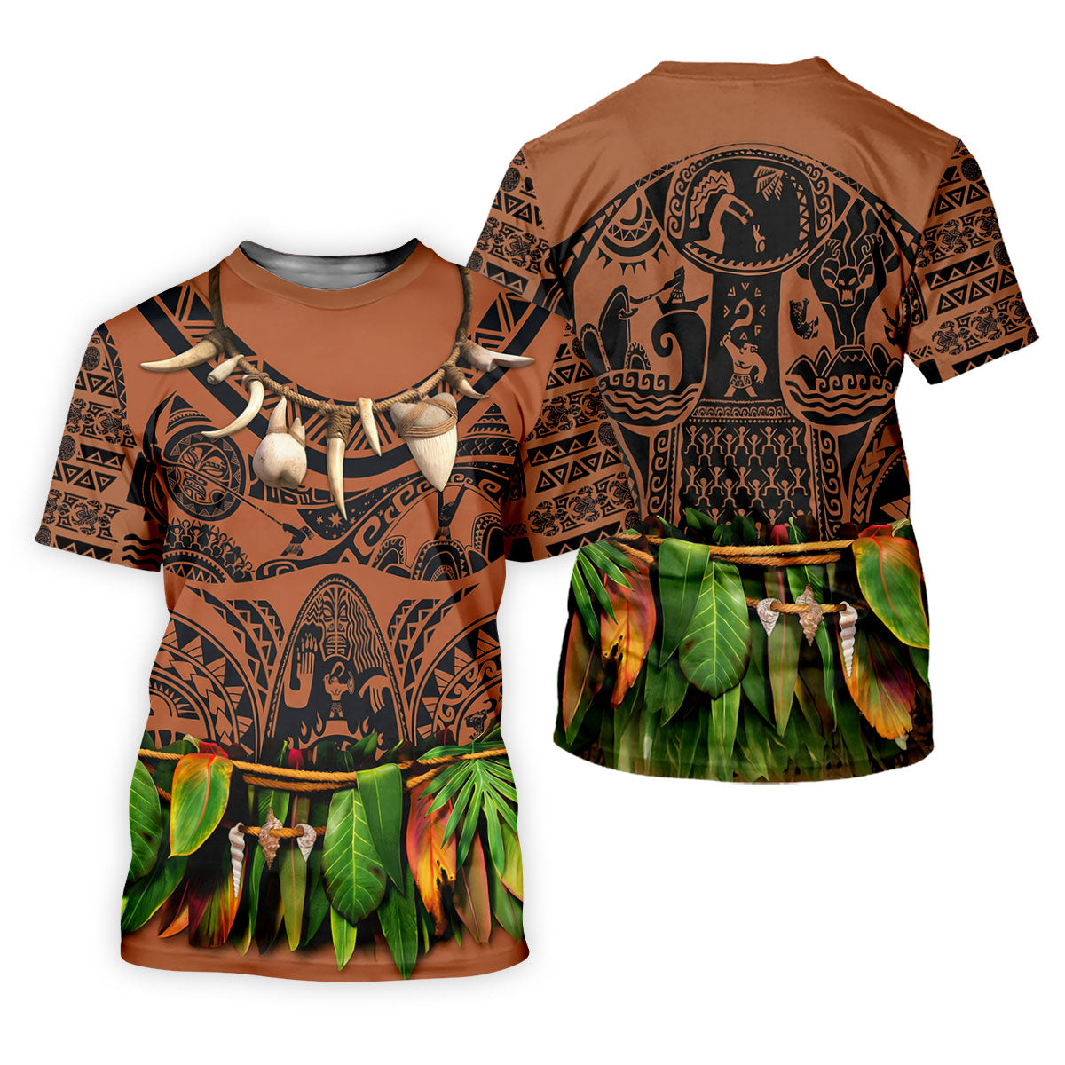 Cartoon Costume Hawaiian Golf Shirt, Men's Funny Golf Shirts, Polo Shirts For Men