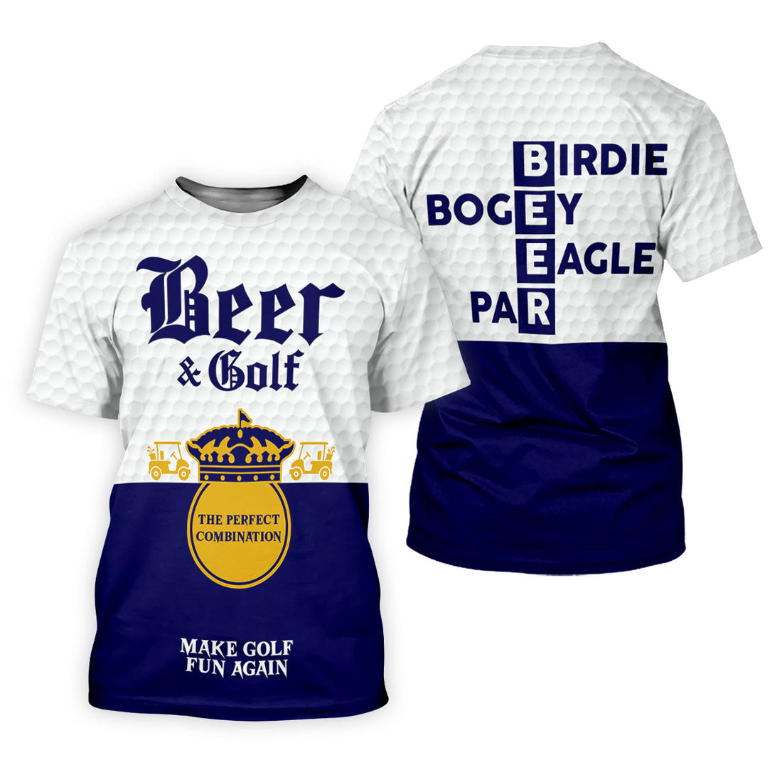 Beer And Golf The Perfect Combination Golf Tops For Men, Golf Shirts For Men, Polo Shirtor Men