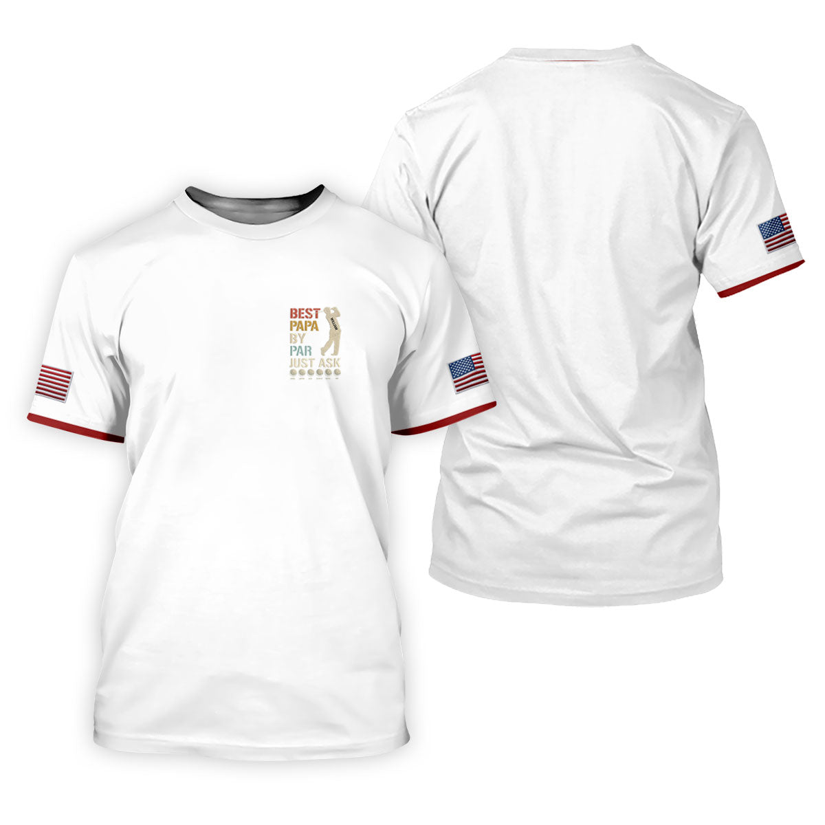 Best Dad Papa By Par Just Ask Father's Day Golf Shirt, Golf Gift For Dad, Polo Shirtor Men