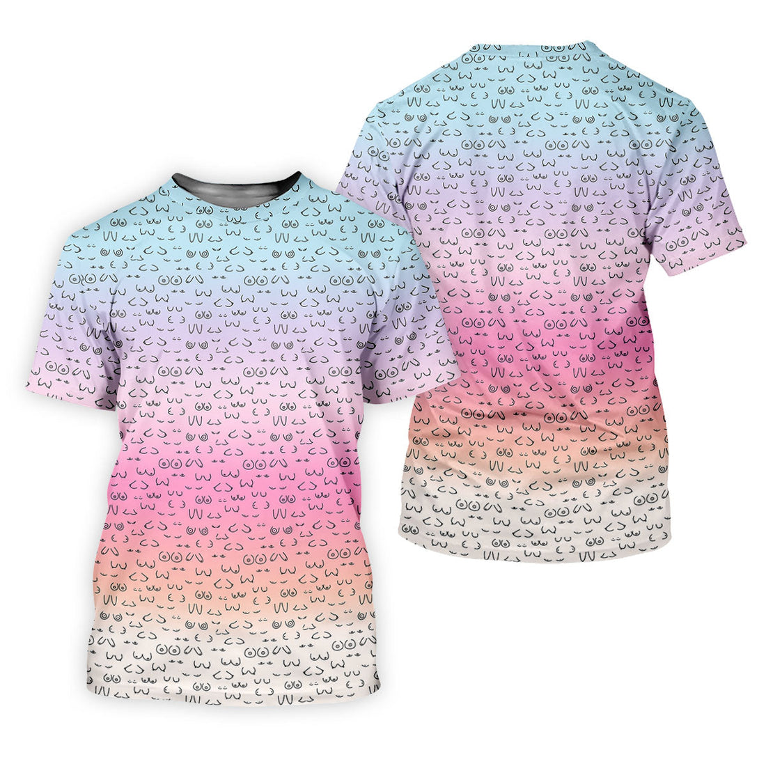 Funny Adult Humor Ombre Golf Shirt, Fun Men's Golf Polos, Polo ShirtFor Men, Golf Gift For Him