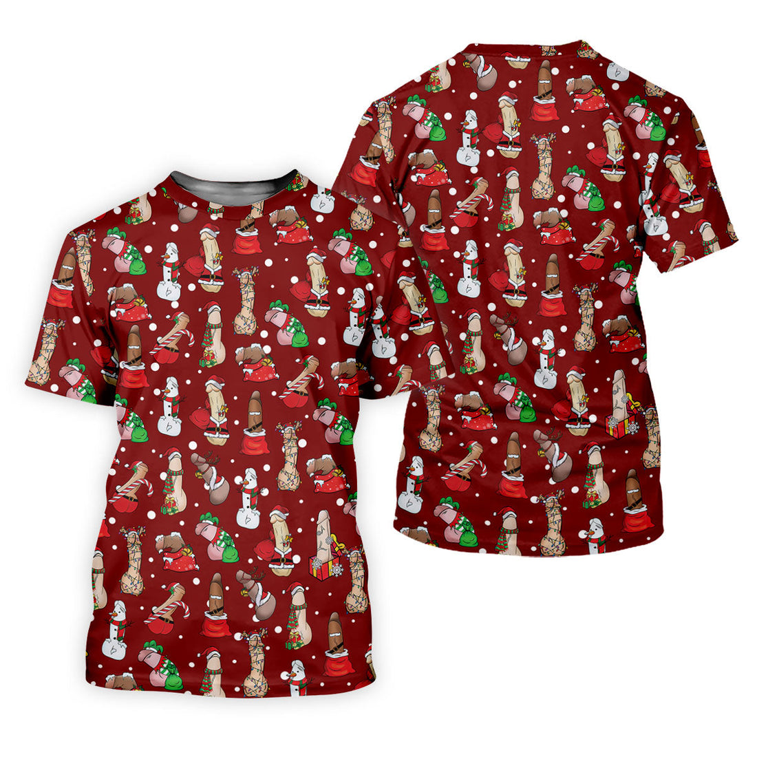Naughty Santa Hat Christmas Polo Shirt Unique Gift For Golfer, Polo ShirtFor Men, Golf Gift For Men