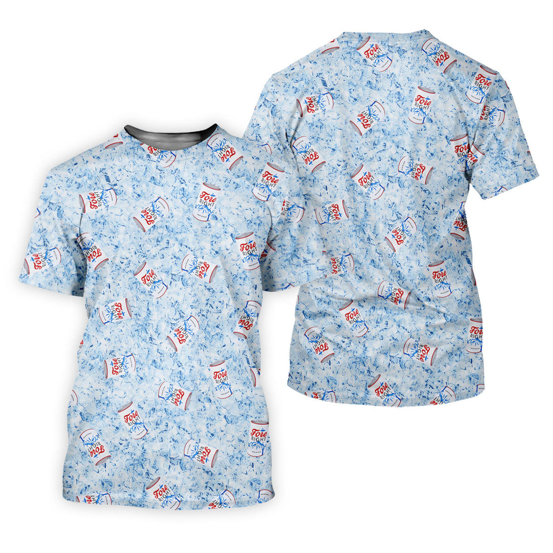 Fore Right Cold As Slice Golf Tops For Men, Men's Funny Golf Shirts, Golf And Beer Golf Shirts For Men