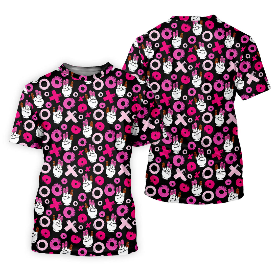 Chocolate Fingers Adult Humor XOXO Fun Women's Golf Shirts, Valentines Golf Gift, Women's Golf Tops