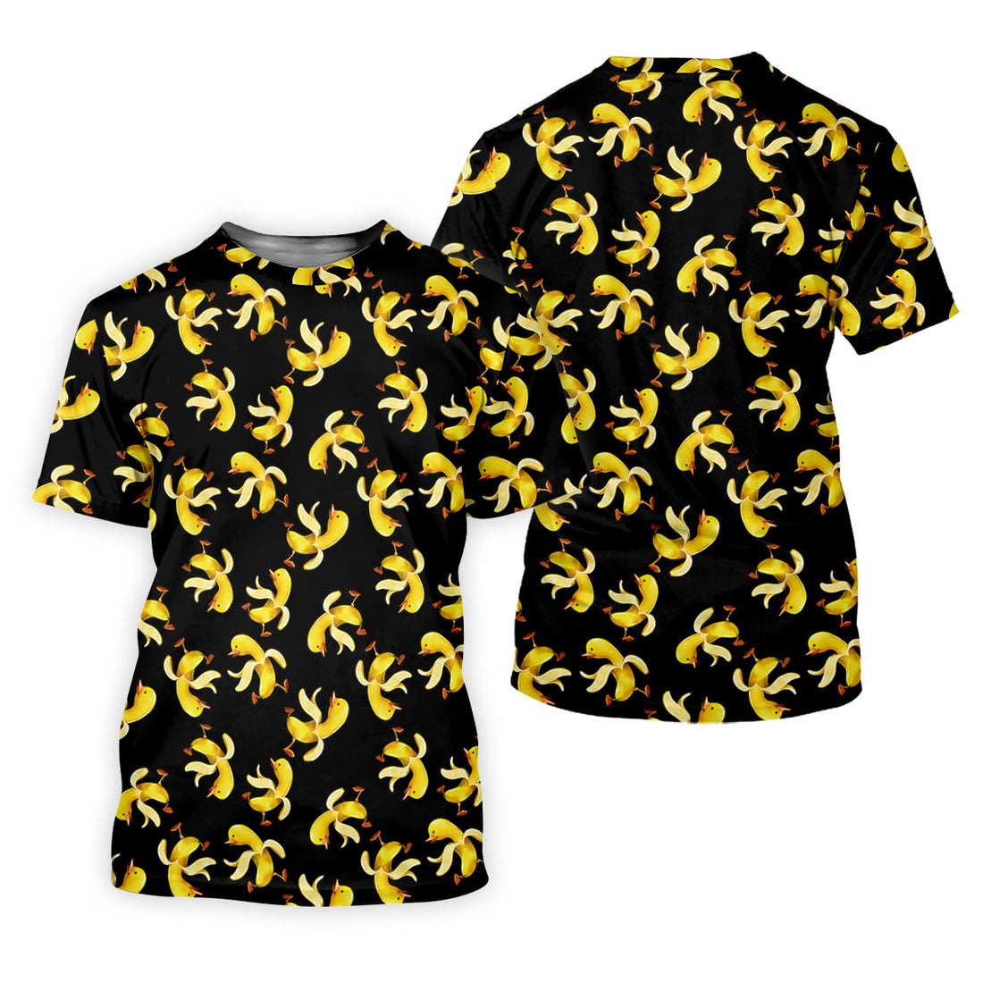 Banana Duck Hawaiian Golf Shirt, Men's Funny Golf Shirts, Polo Shirtor Men