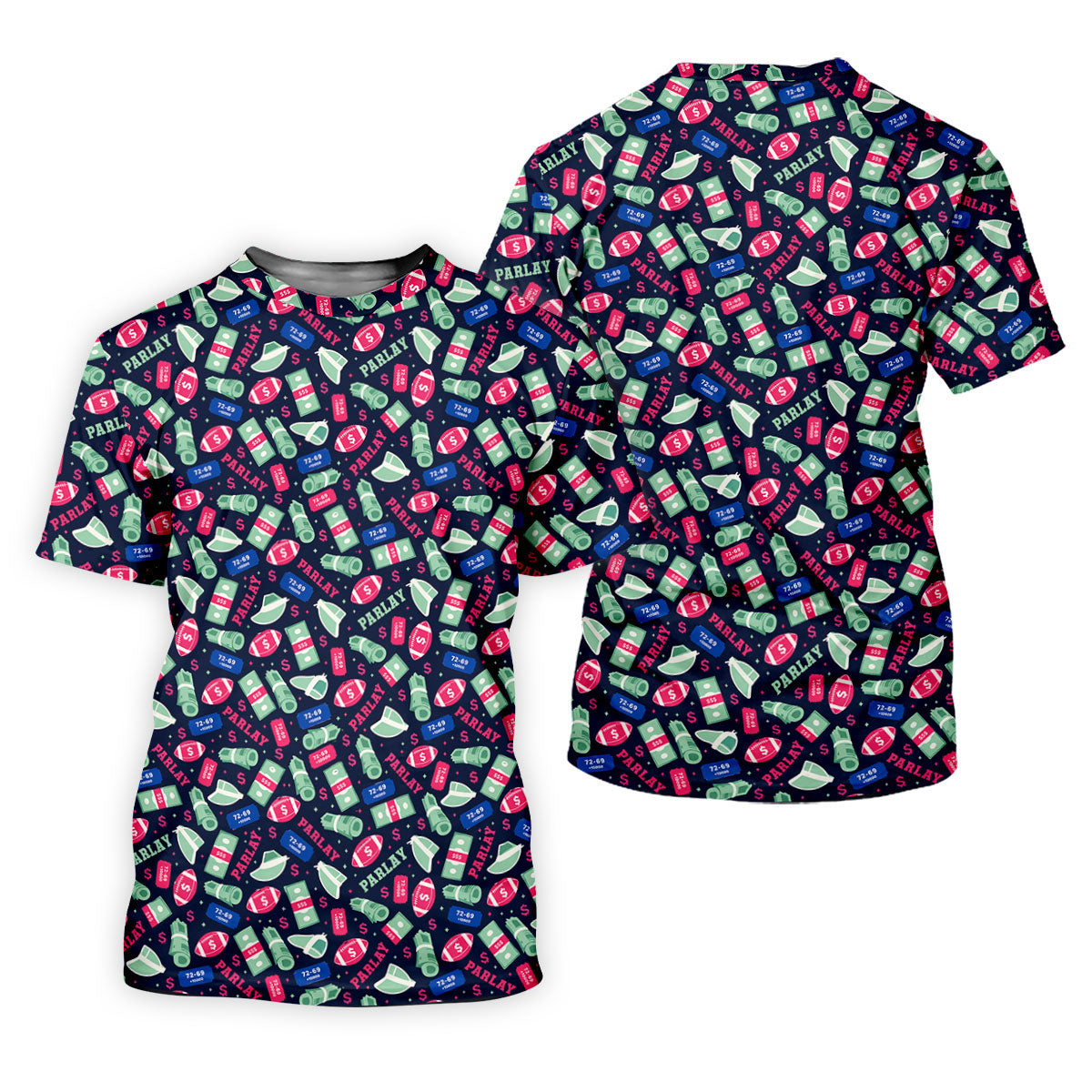 Funny Sports Betting Parlay Hawaiian Golf Shirt, Golf Polo For Women, Printed Golf Shirt