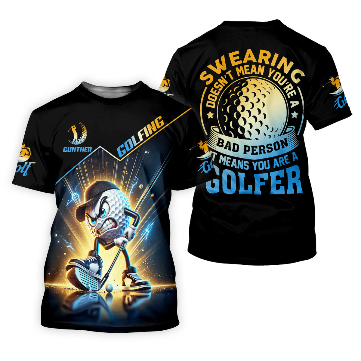Swearing Doesn't Mean You're A Bad Person Fun Golf Shirt, Women Golf Top, Golf Shirt For Women, Ladies Golf Shirts