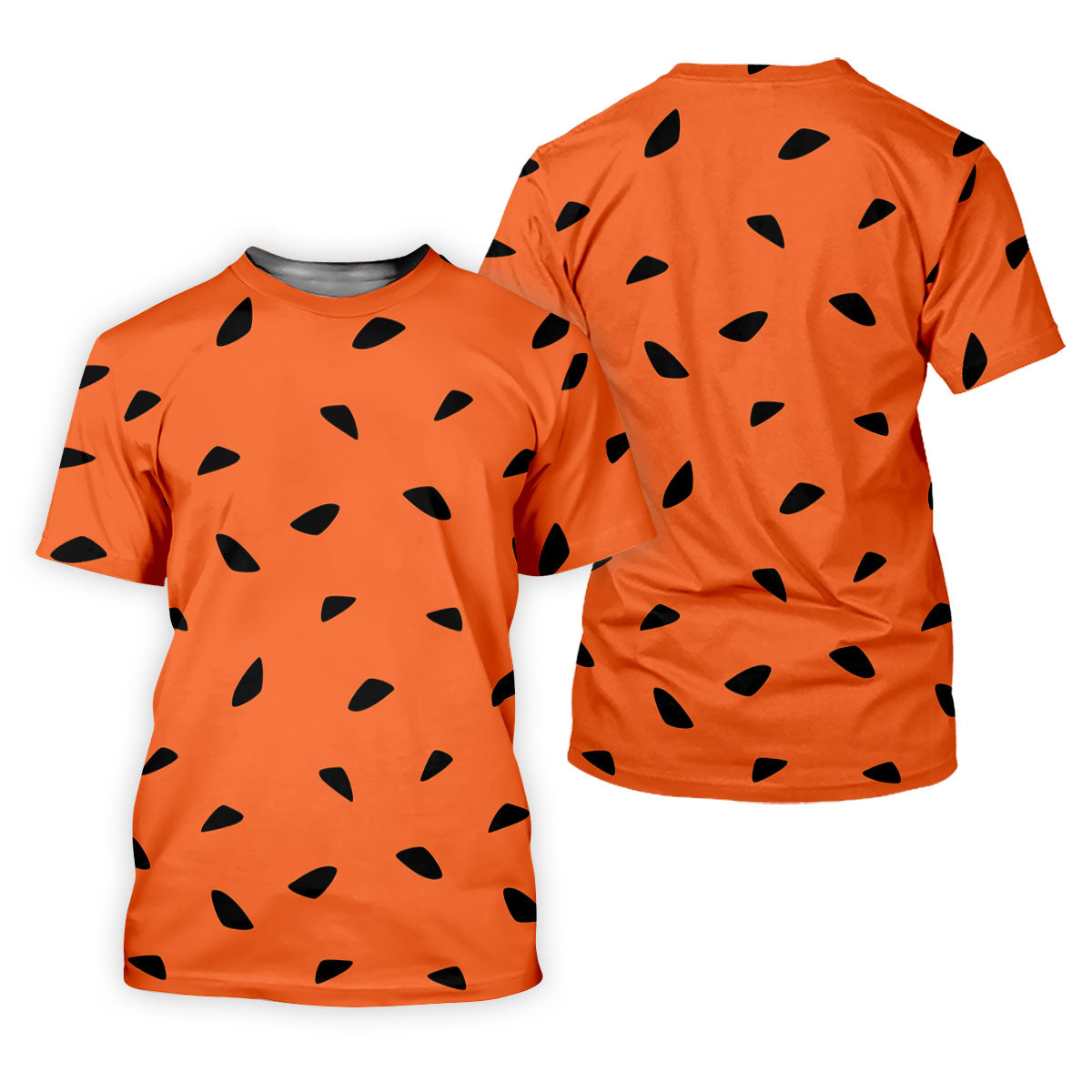 Watermelon Slice Golf Top, Orange Summer Design, Golf Shirts For Women