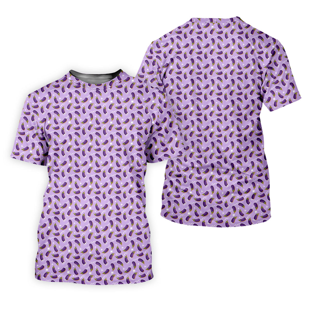 Funny Eggplant Purple Golf Shirt, Fun Golf Shirts For Men, Polo ShirtFor Men, Golf Gift For Men