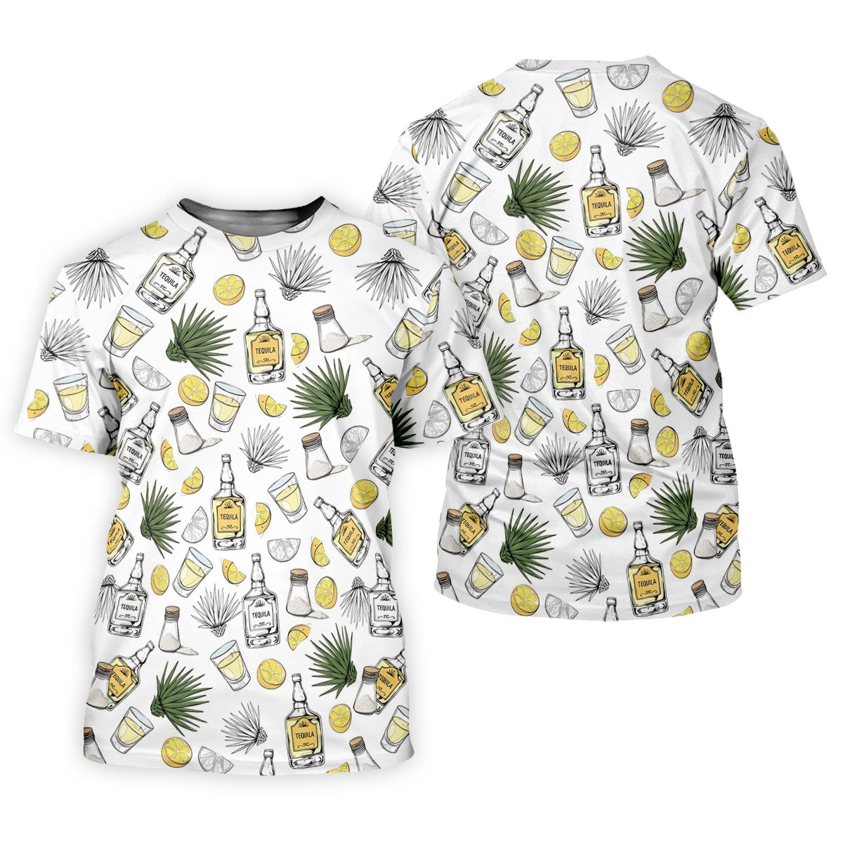Tequila Lime Fiesta Time Golf Tops For Men, Cinco De Mayo Celebration Golf Shirts For Men