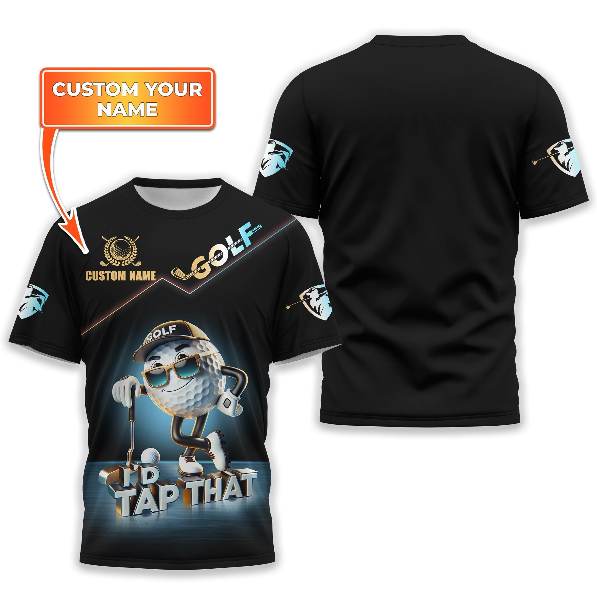 I'd Tap That Customize Golf Polo ShirtFunny Golf Shirt, Golfing Apparel, Gift For Golfers