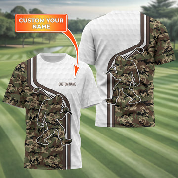 Funny Bigfoot Custom Golf Polo ShirtGolf Shirt For Men, Gift For Golfers