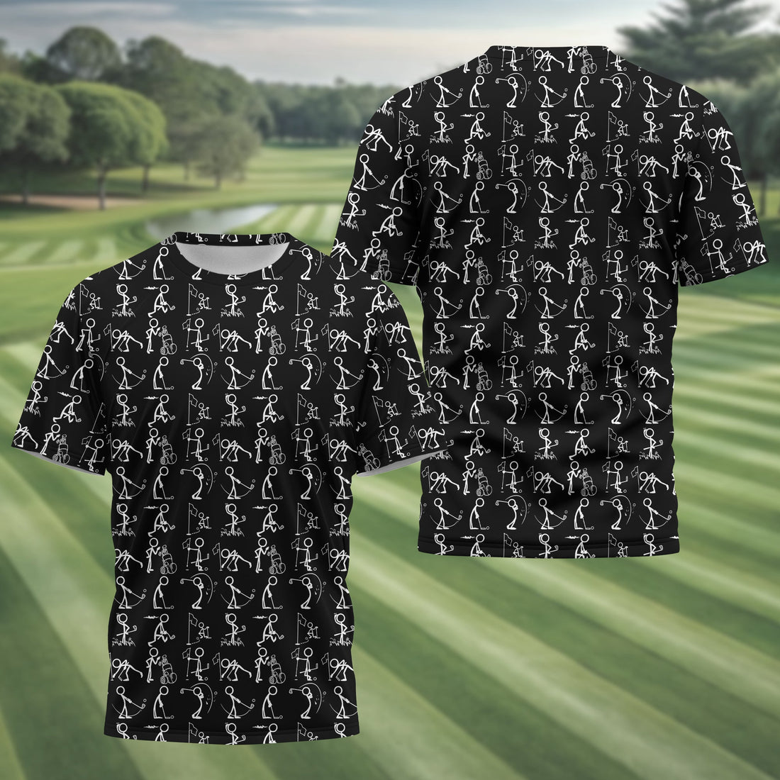 Black Golf Polo ShirtFunny Golf Shirt, Gift For Golfers