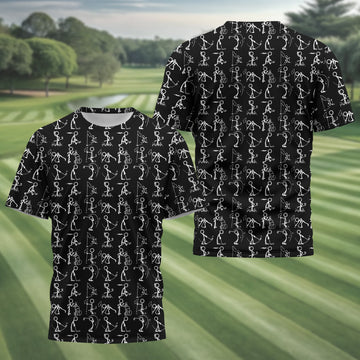 Black Golf Polo ShirtFunny Golf Shirt, Gift For Golfers
