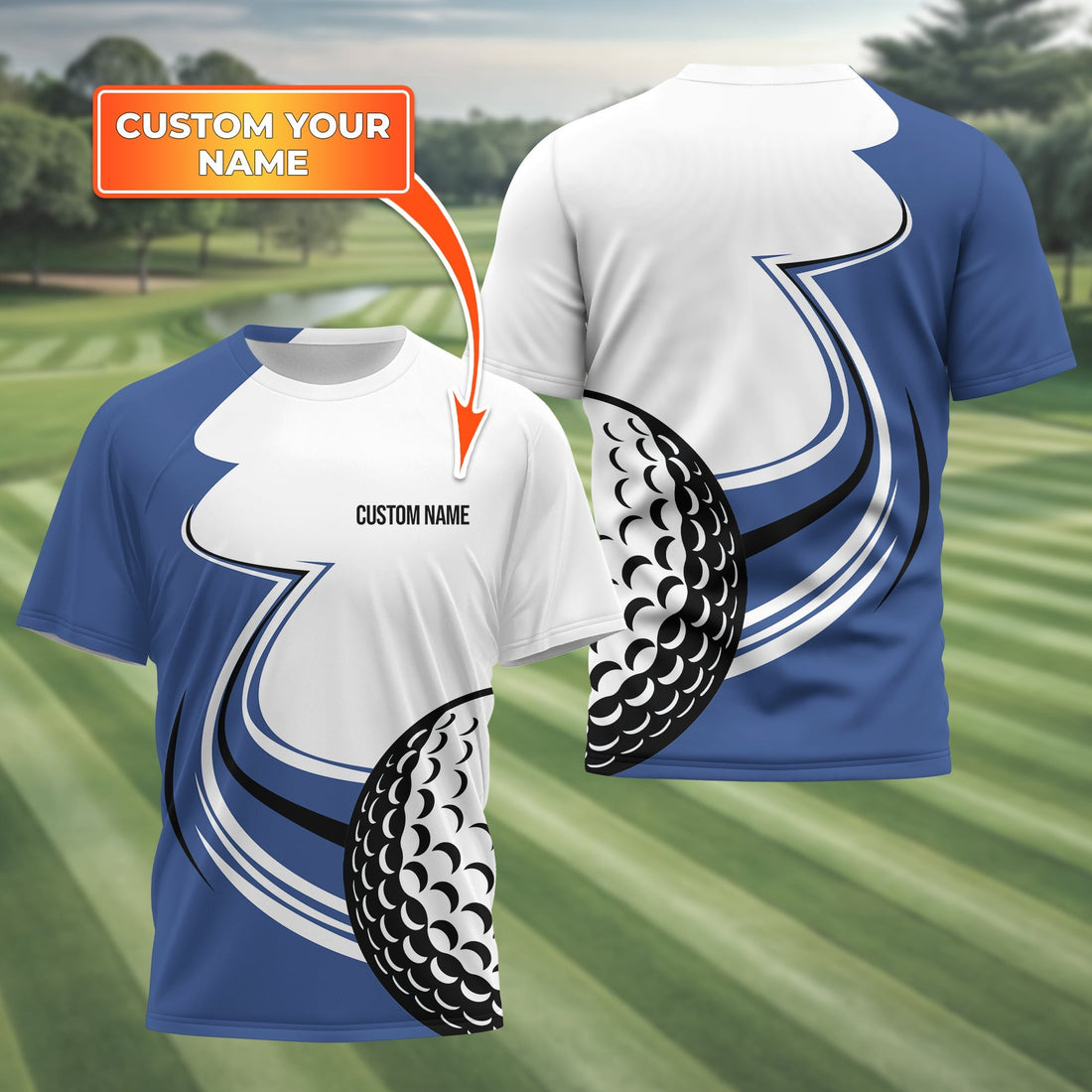 Personalized Golf Polo ShirtGolf Shirt For Men, Gift For Golfers