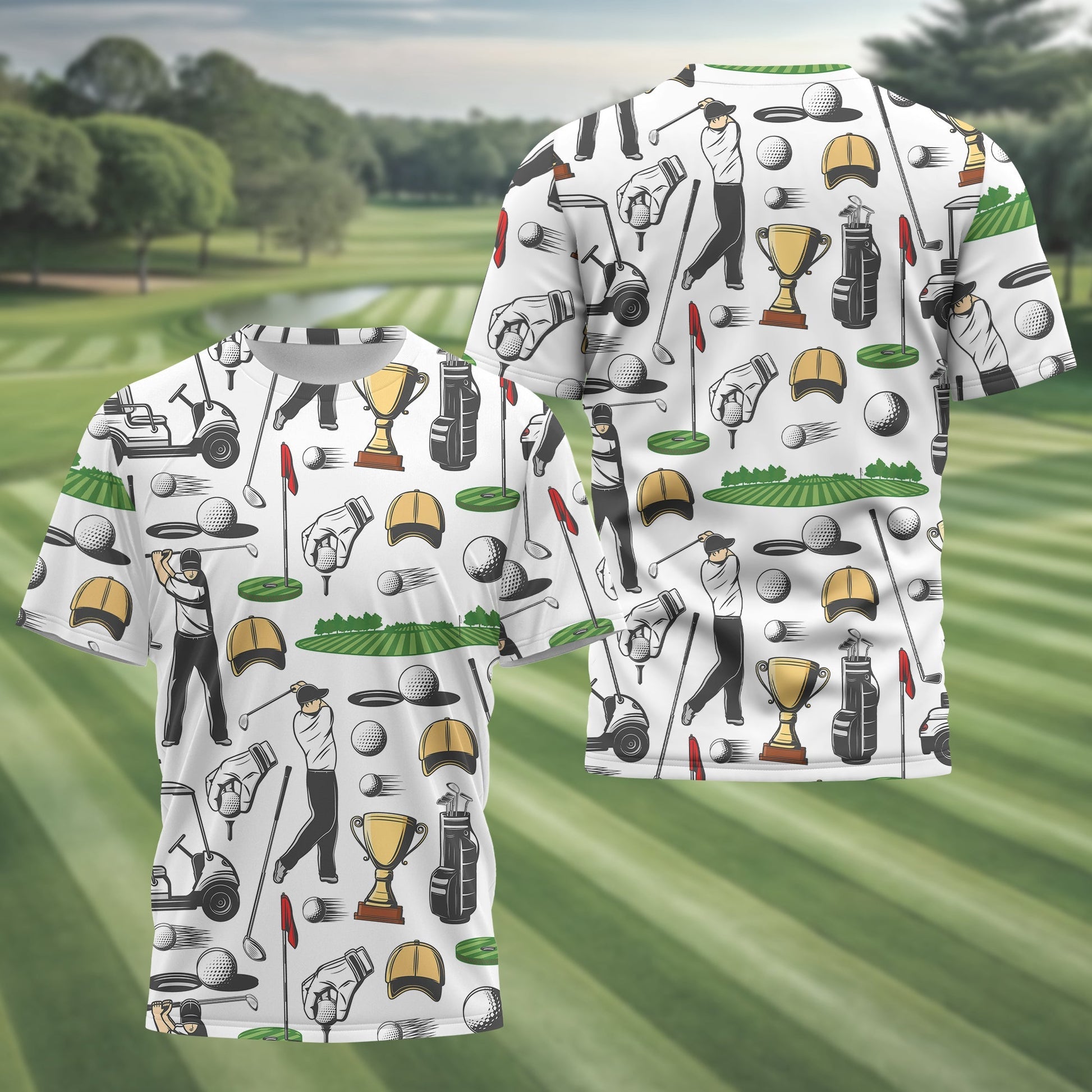 Equipment Men's Golf Polo ShirtFunny Golf Shirt, Gift For Golfers