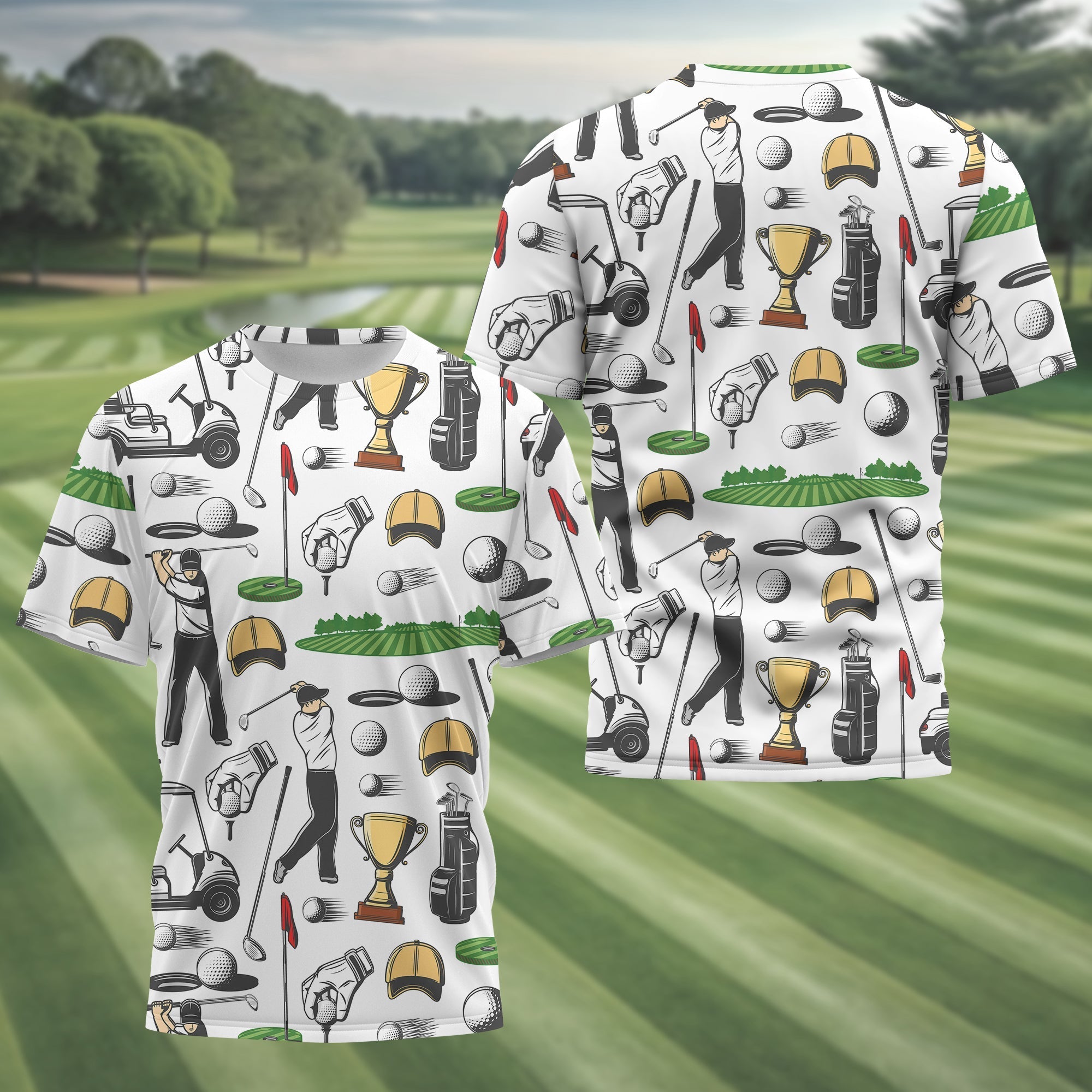 Equipment Men's Golf Polo ShirtFunny Golf Shirt, Gift For Golfers
