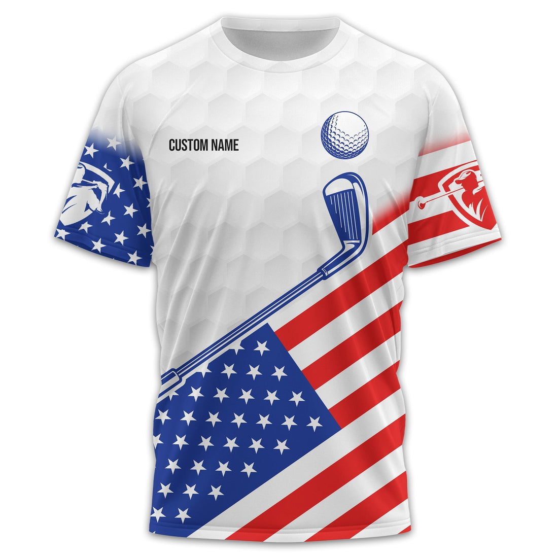 To Find My Balls, USA Flag Polo ShirtPersonalized Golf Shirt, Unique Gift For Golfer