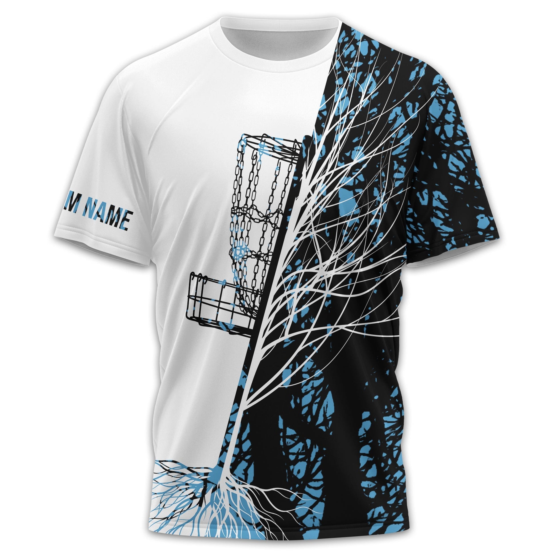 Personalized Tree And Basket Golf Polo ShirtGift For Golfers, Golf Gift For Men