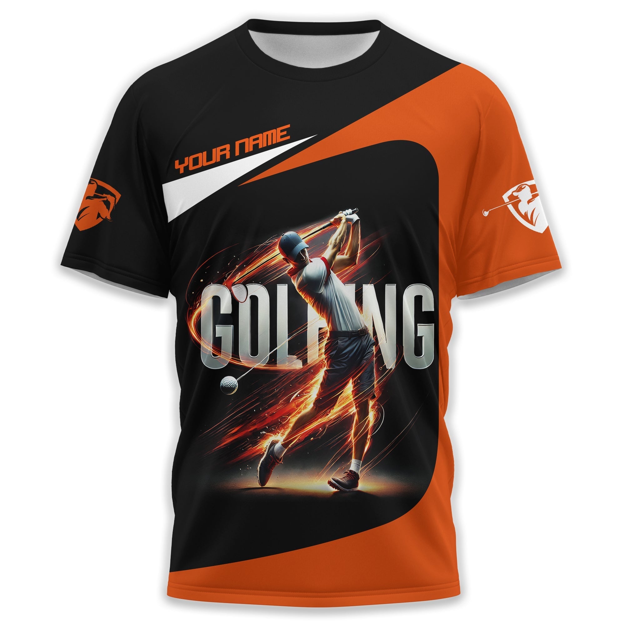 Golfing Swing Customize Golf Polo ShirtGolfing Apparel, Gift For Golfers