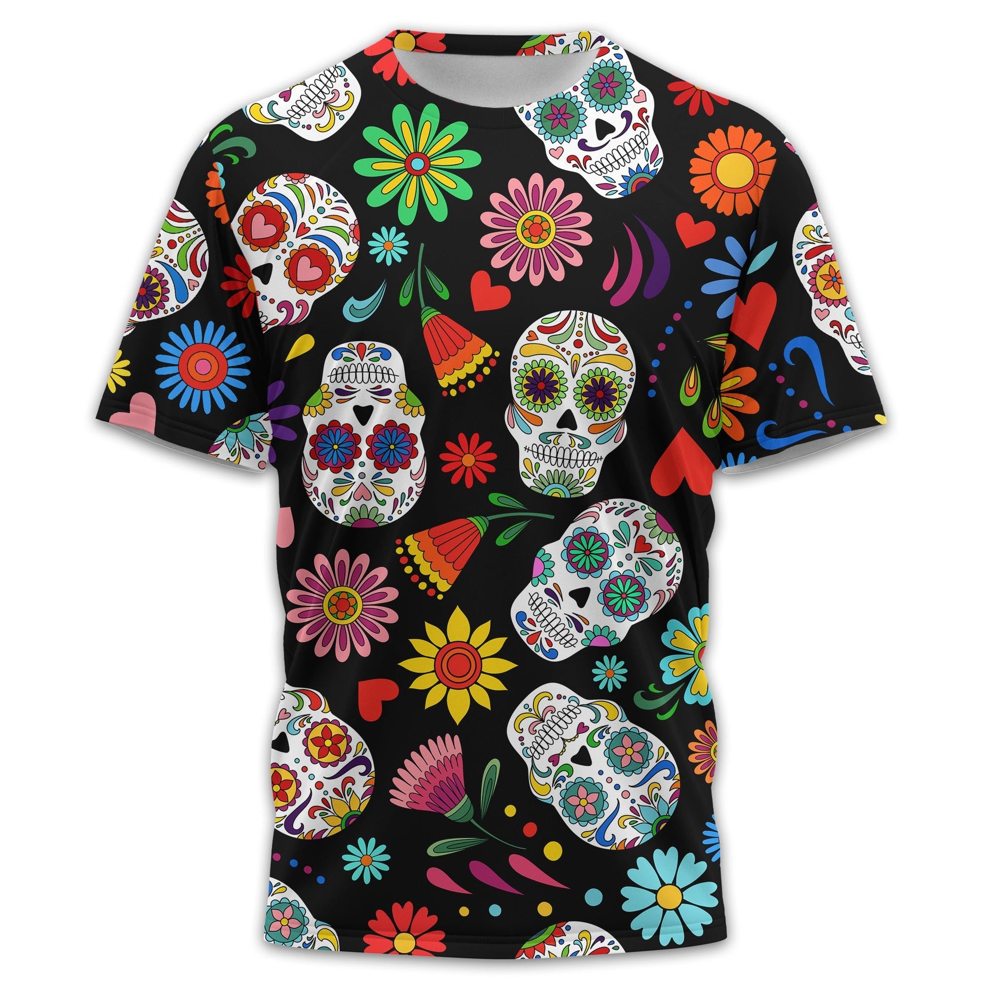 Fiesta Feeling Skull Men's Golf Polo ShirtFunny Golf Shirt, Gift For Golfers