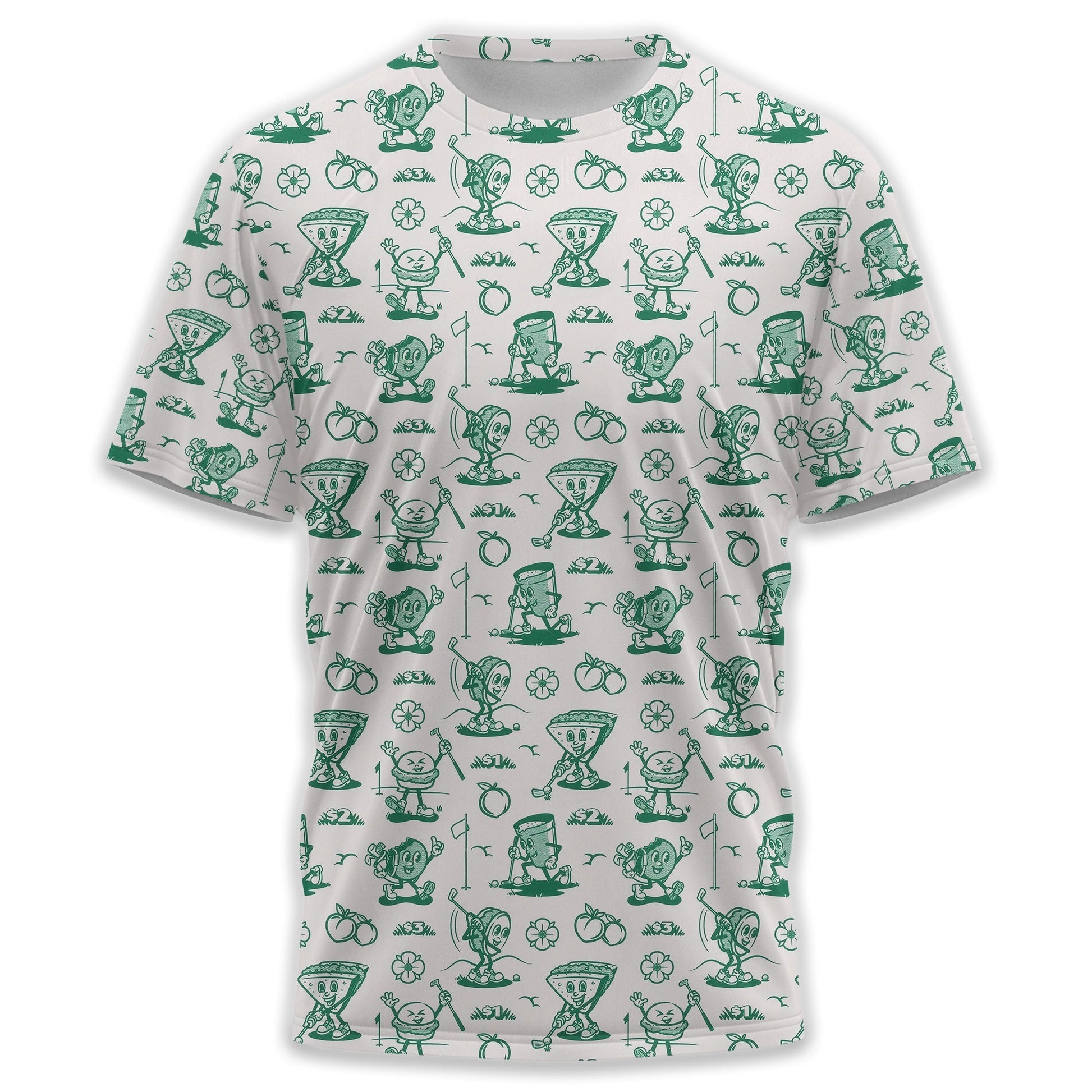 Breakfast Balls Men's Golf Polo ShirtGolfing Apparel, Gift For Golfers