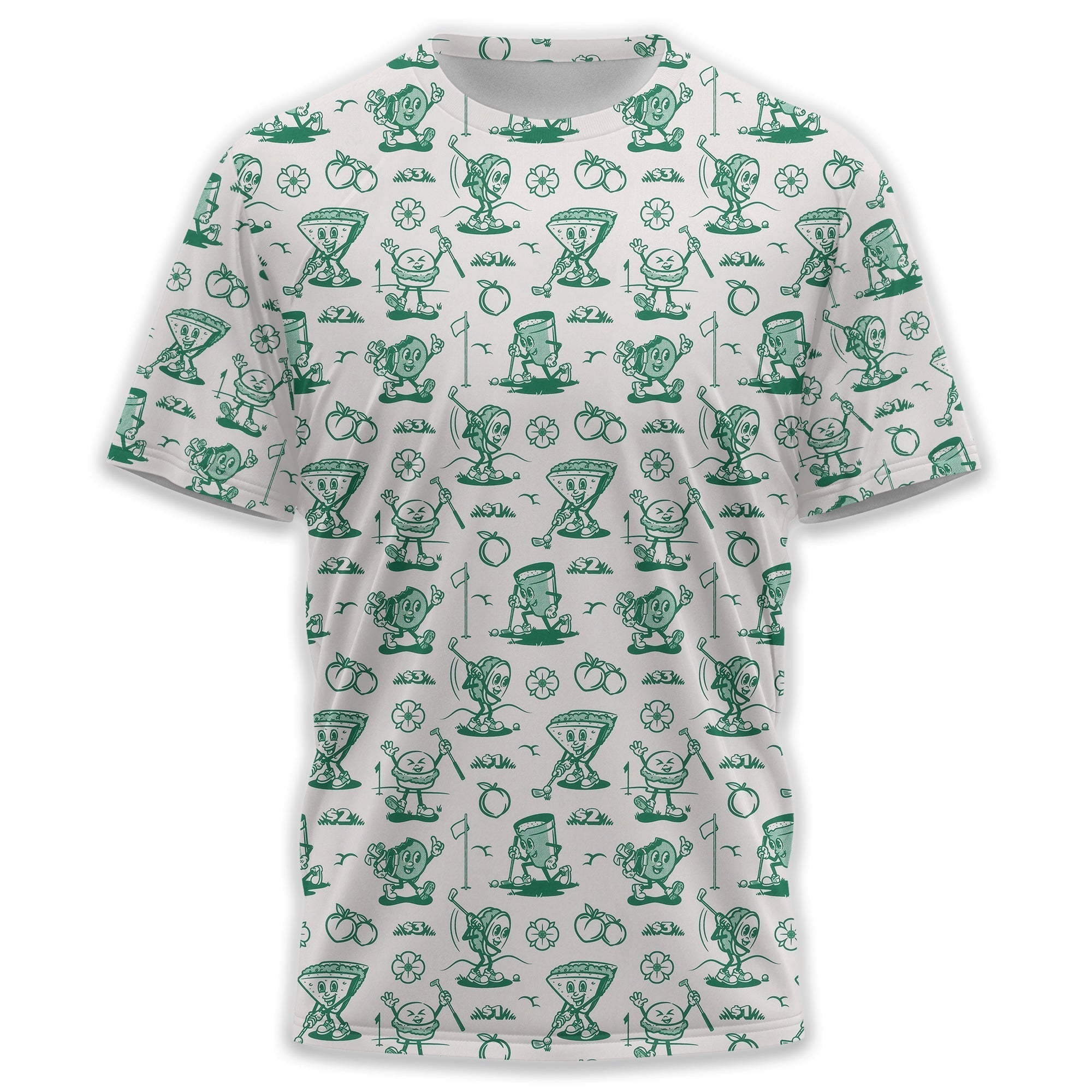 Breakfast Balls Men's Golf Polo ShirtGolfing Apparel, Gift For Golfers