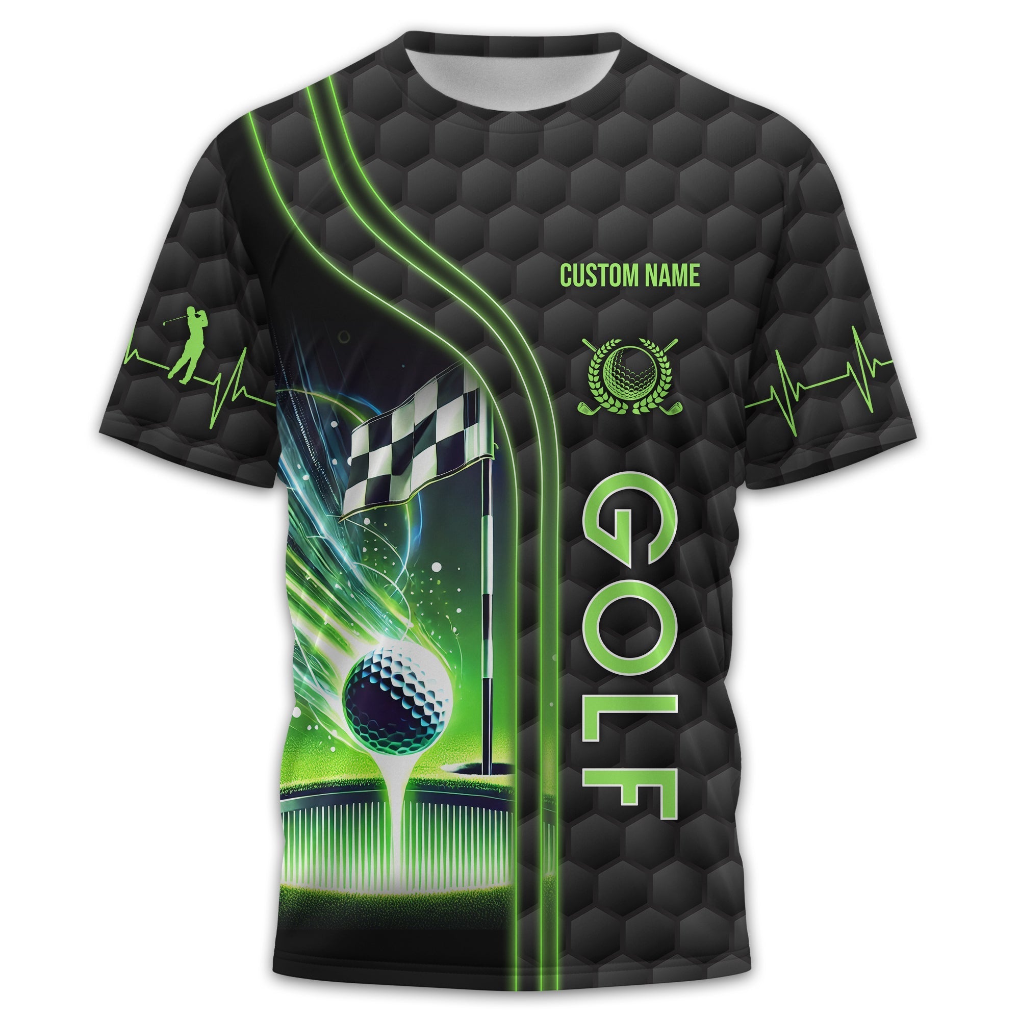 I Hate Golf Nice Shot I Love Golf, Personalized Golf Shirt, Unique Gift For Golfer, Funny Golf Polo Shirt