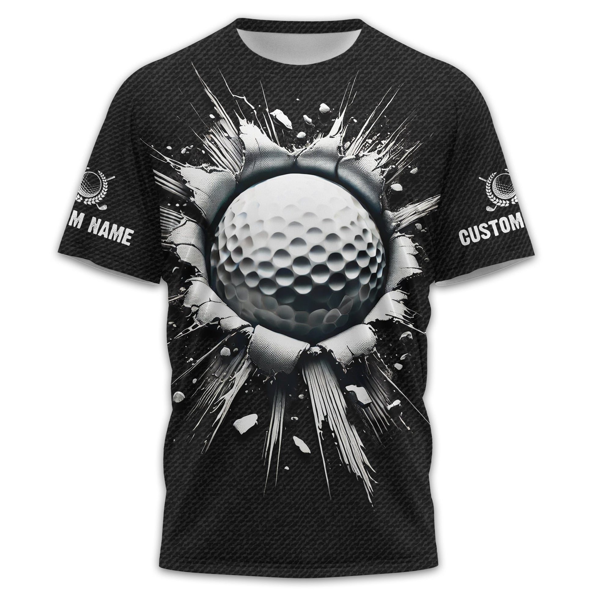 Personalized Black Golf Polo ShirtGolf Shirt, Gift For Golfers