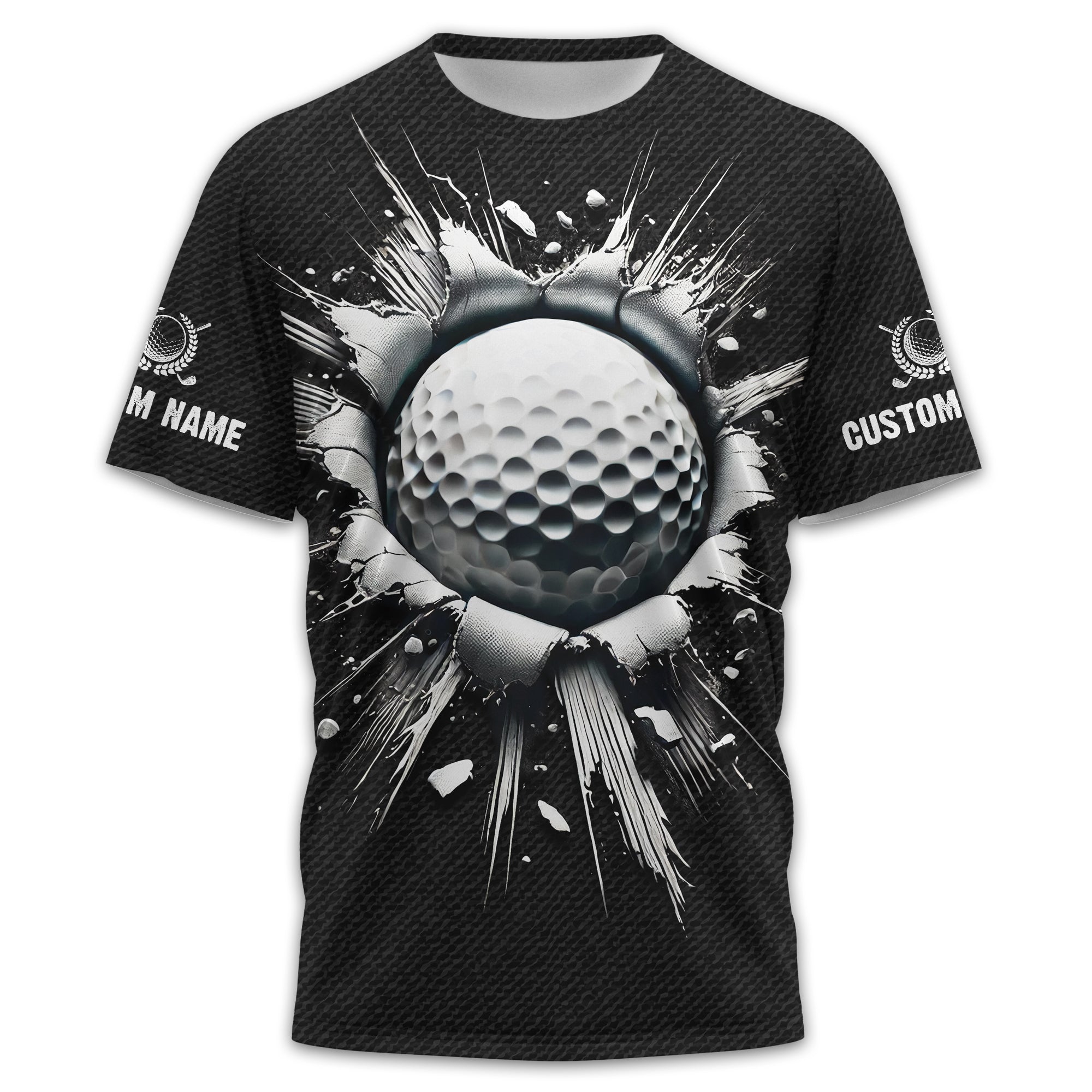 Personalized Black Golf Polo ShirtGolf Shirt, Gift For Golfers