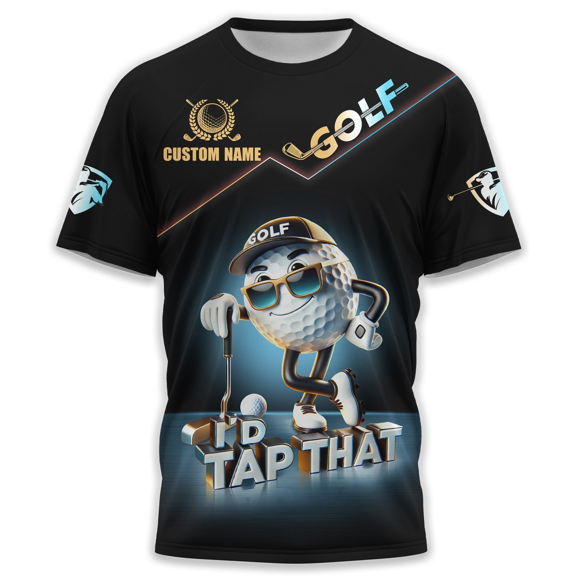 I'd Tap That Customize Golf Polo ShirtFunny Golf Shirt, Golfing Apparel, Gift For Golfers