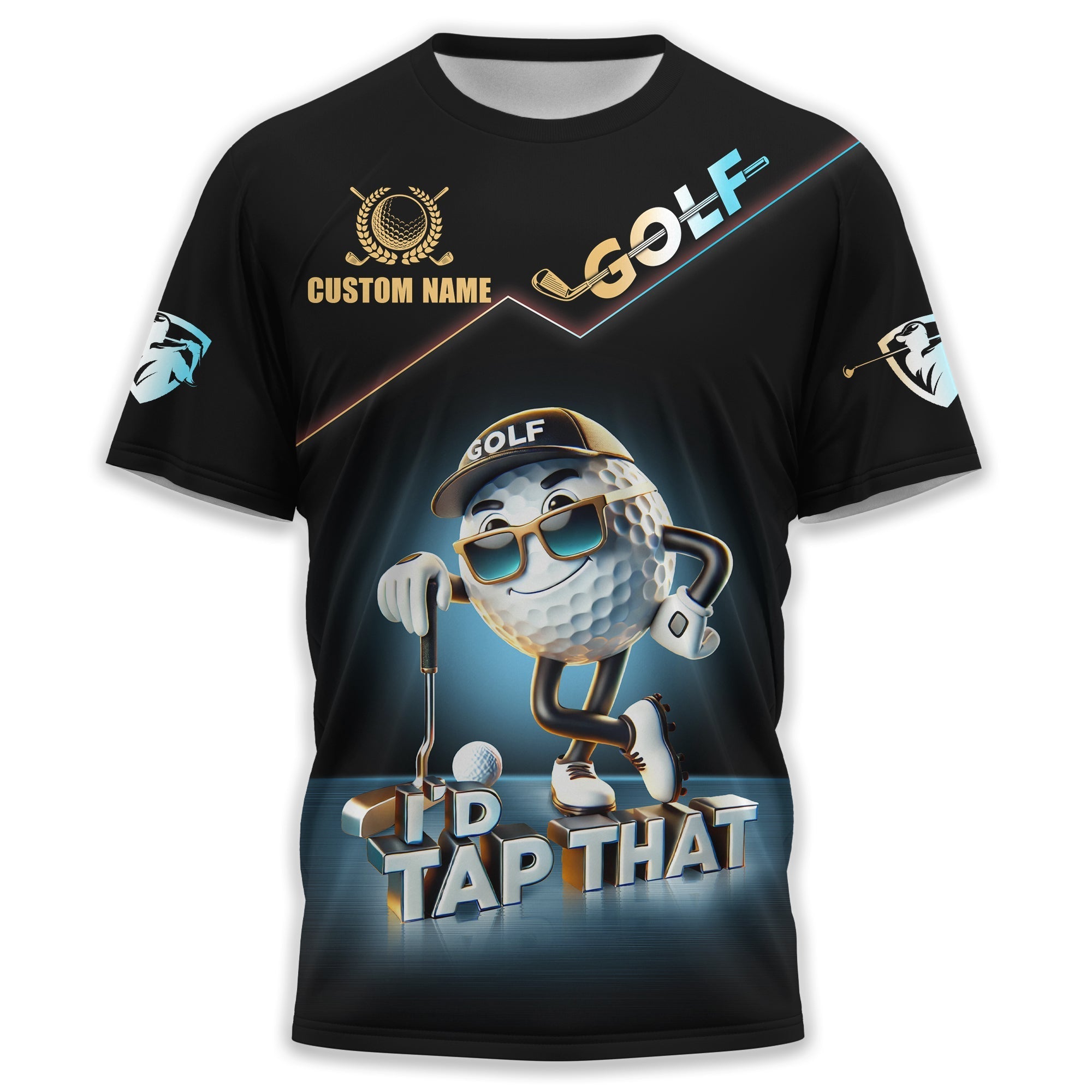 I'd Tap That Customize Golf Polo ShirtFunny Golf Shirt, Golfing Apparel, Gift For Golfers
