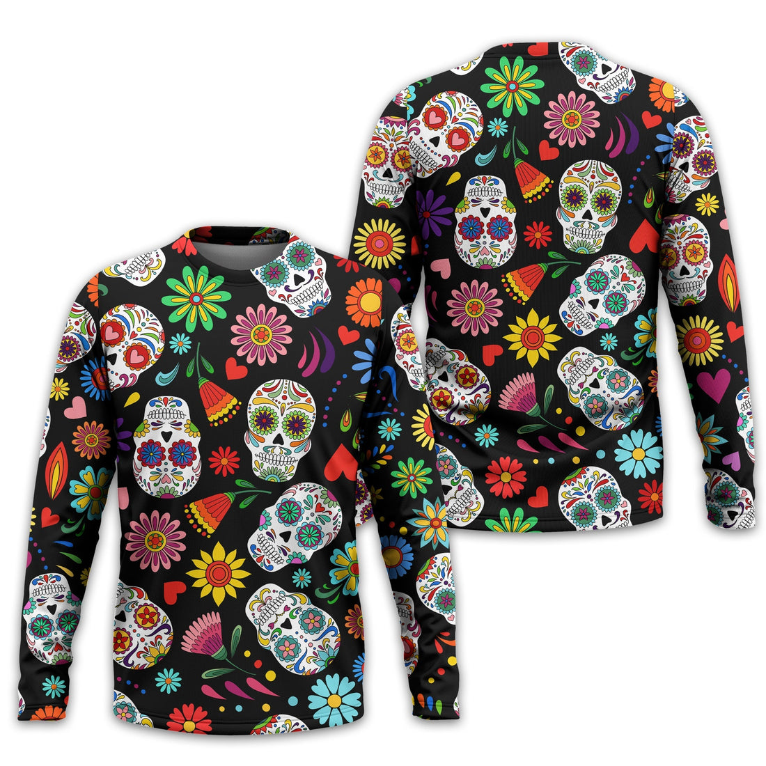 Fiesta Feeling Skull Men's Golf Polo ShirtFunny Golf Shirt, Gift For Golfers