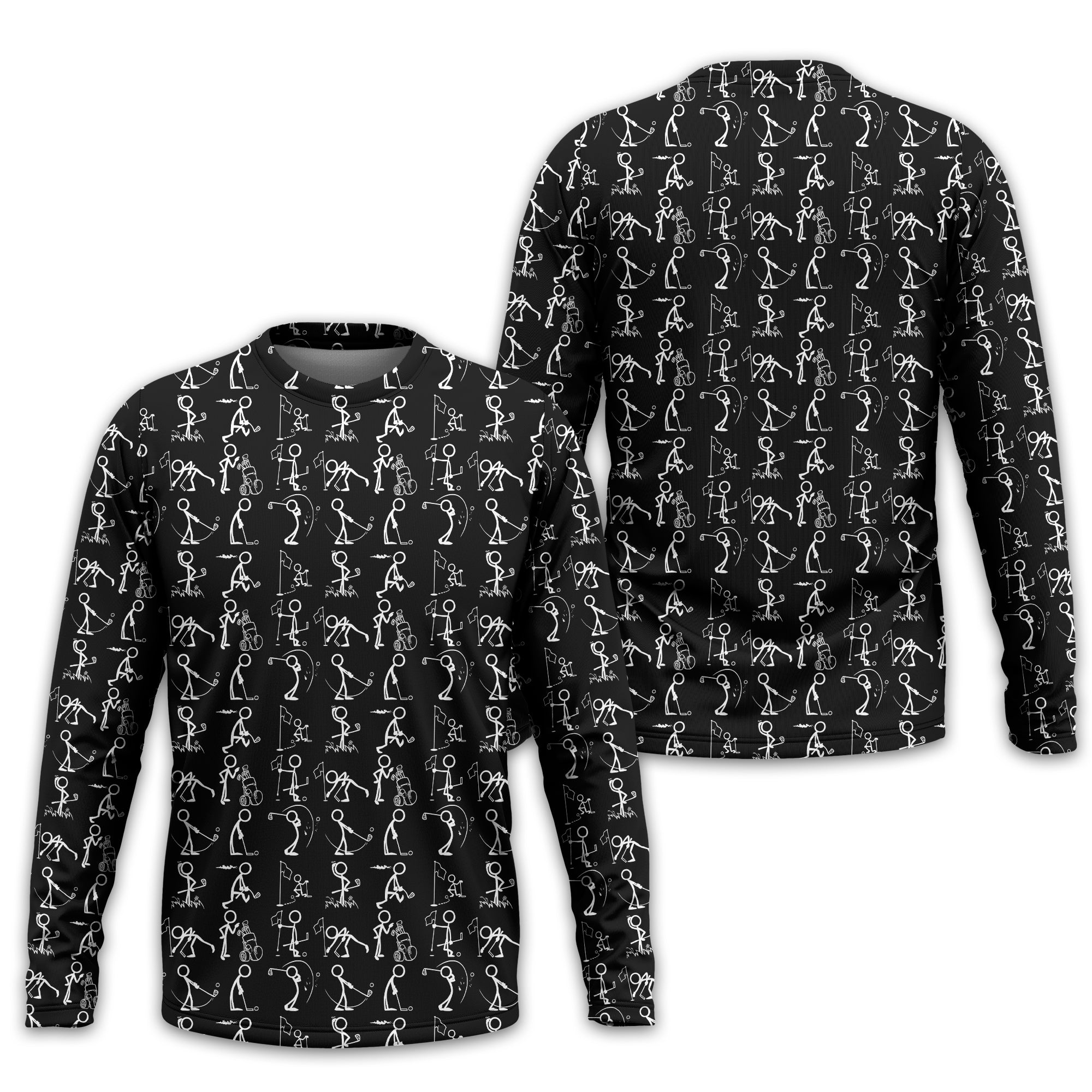 Black Golf Polo ShirtFunny Golf Shirt, Gift For Golfers