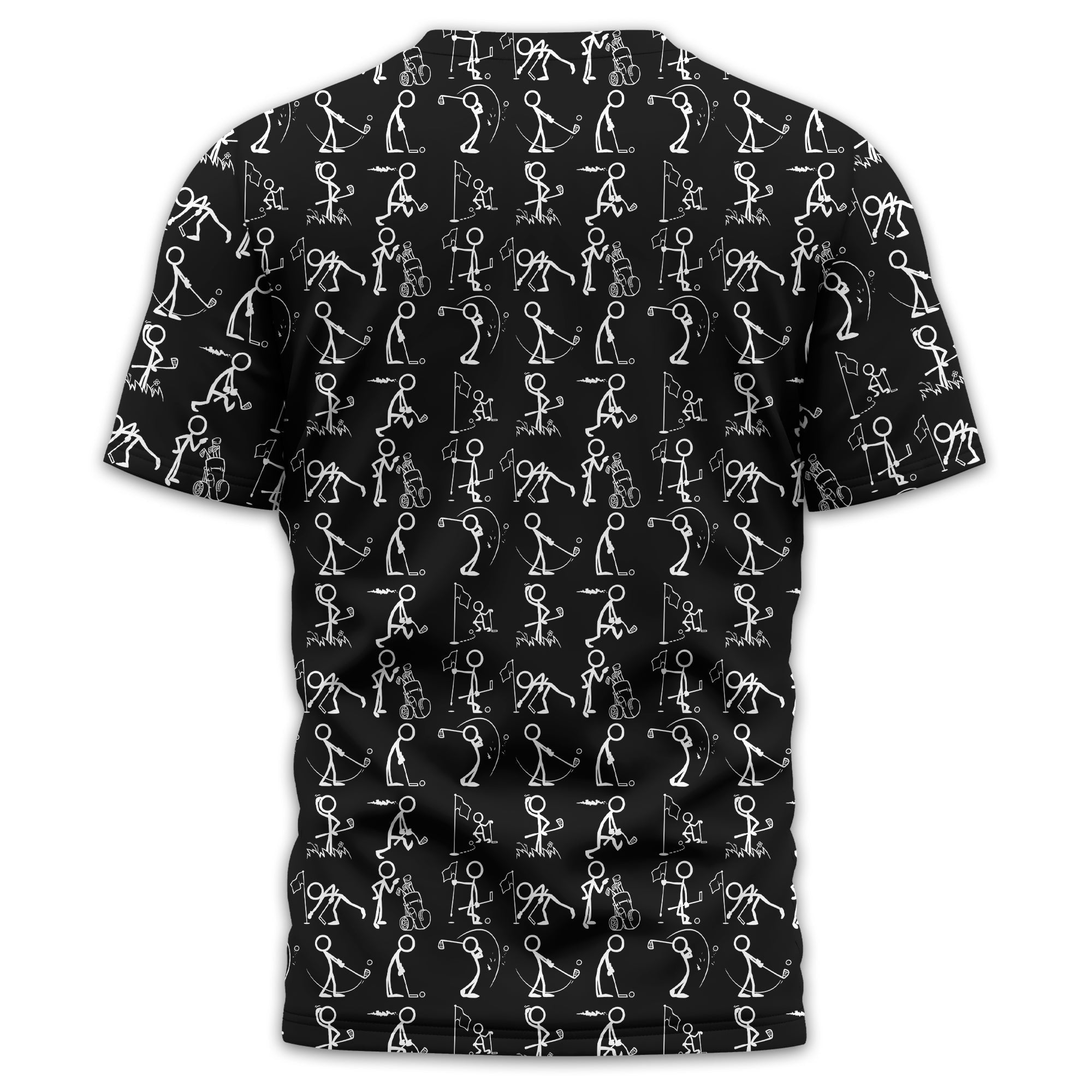 Black Golf Polo ShirtFunny Golf Shirt, Gift For Golfers