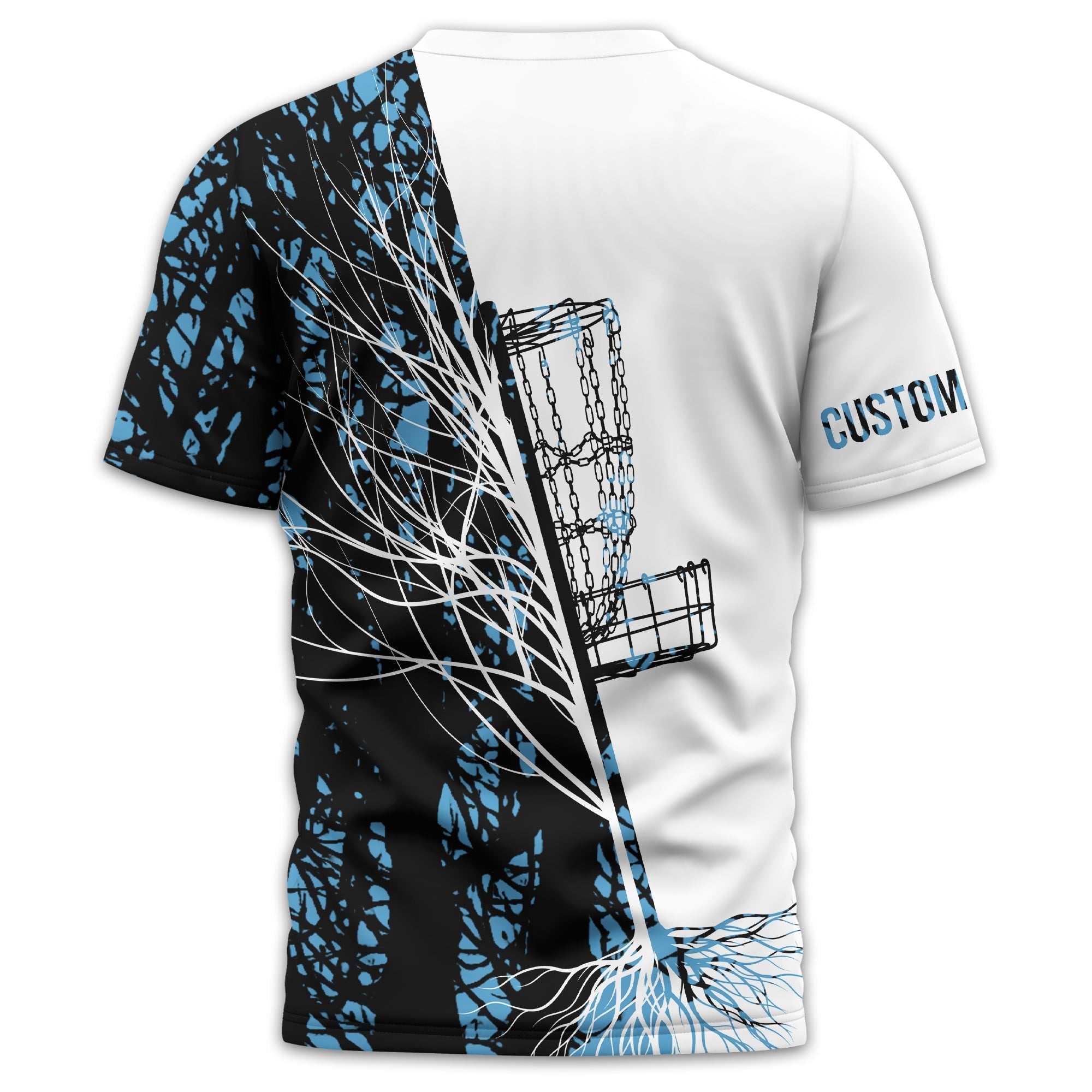 Personalized Tree And Basket Golf Polo ShirtGift For Golfers, Golf Gift For Men
