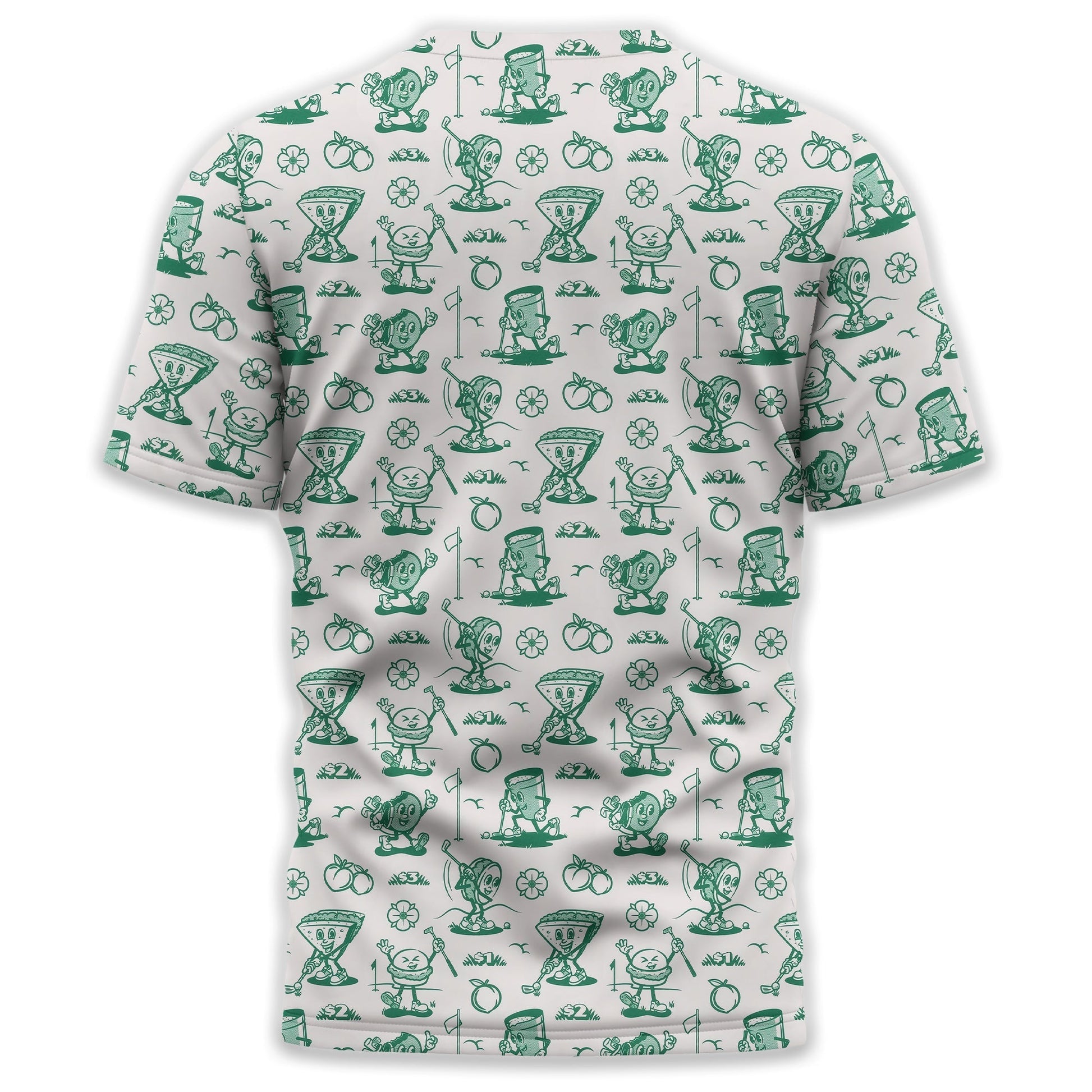 Breakfast Balls Men's Golf Polo ShirtGolfing Apparel, Gift For Golfers
