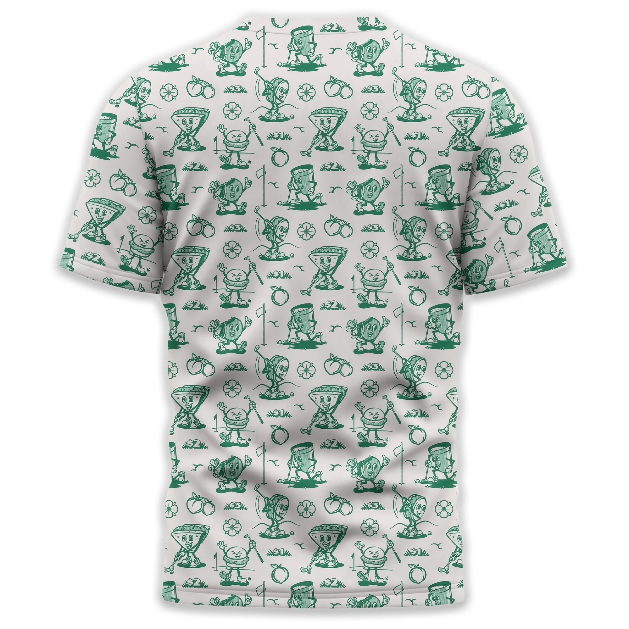 Breakfast Balls Men's Golf Polo ShirtGolfing Apparel, Gift For Golfers
