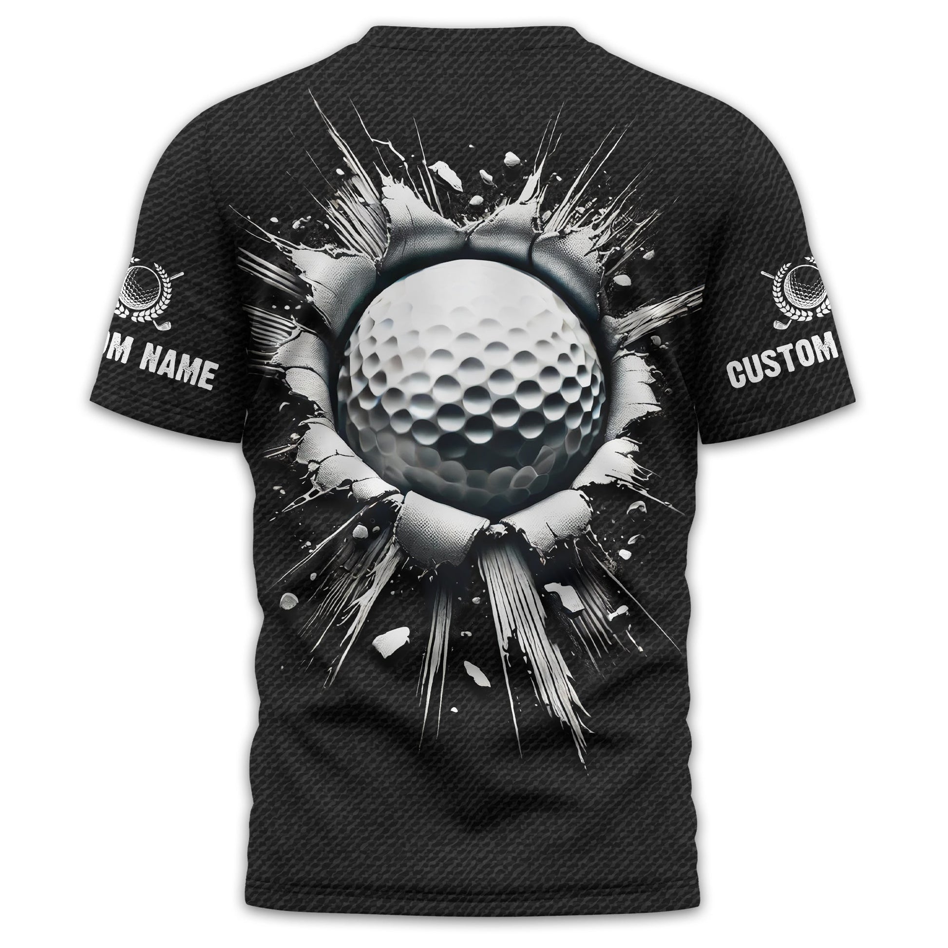 Personalized Black Golf Polo ShirtGolf Shirt, Gift For Golfers