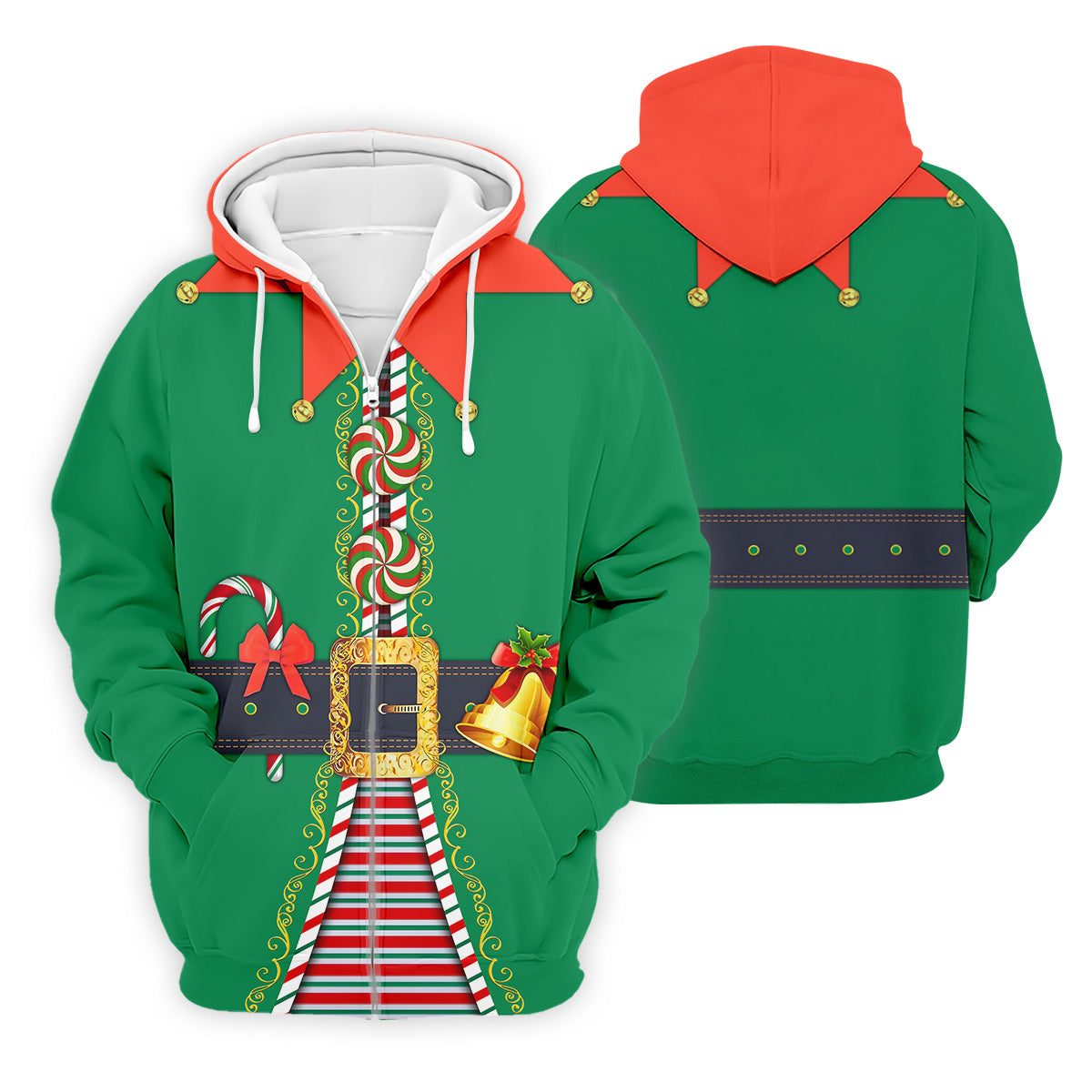 Funny Christmas Elf Golf Tops For Men, Christmas Golf Shirt, Polo ShirtFor Men, Christmas Golf Shirt