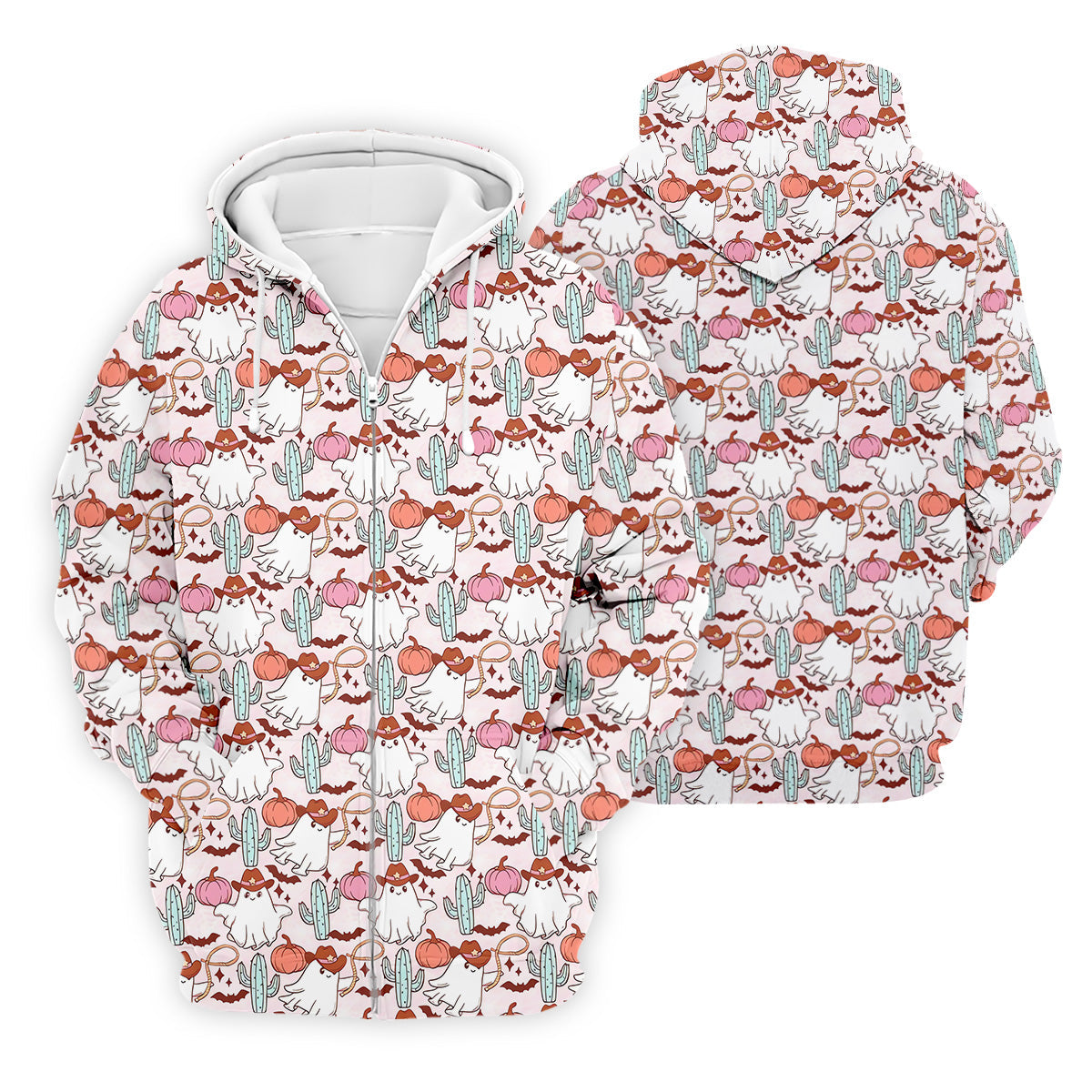 Cowboy Ghost Howdy Halloween Fun Golf Shirts For Men, Polo ShirtFor Men, Golfing Apparel