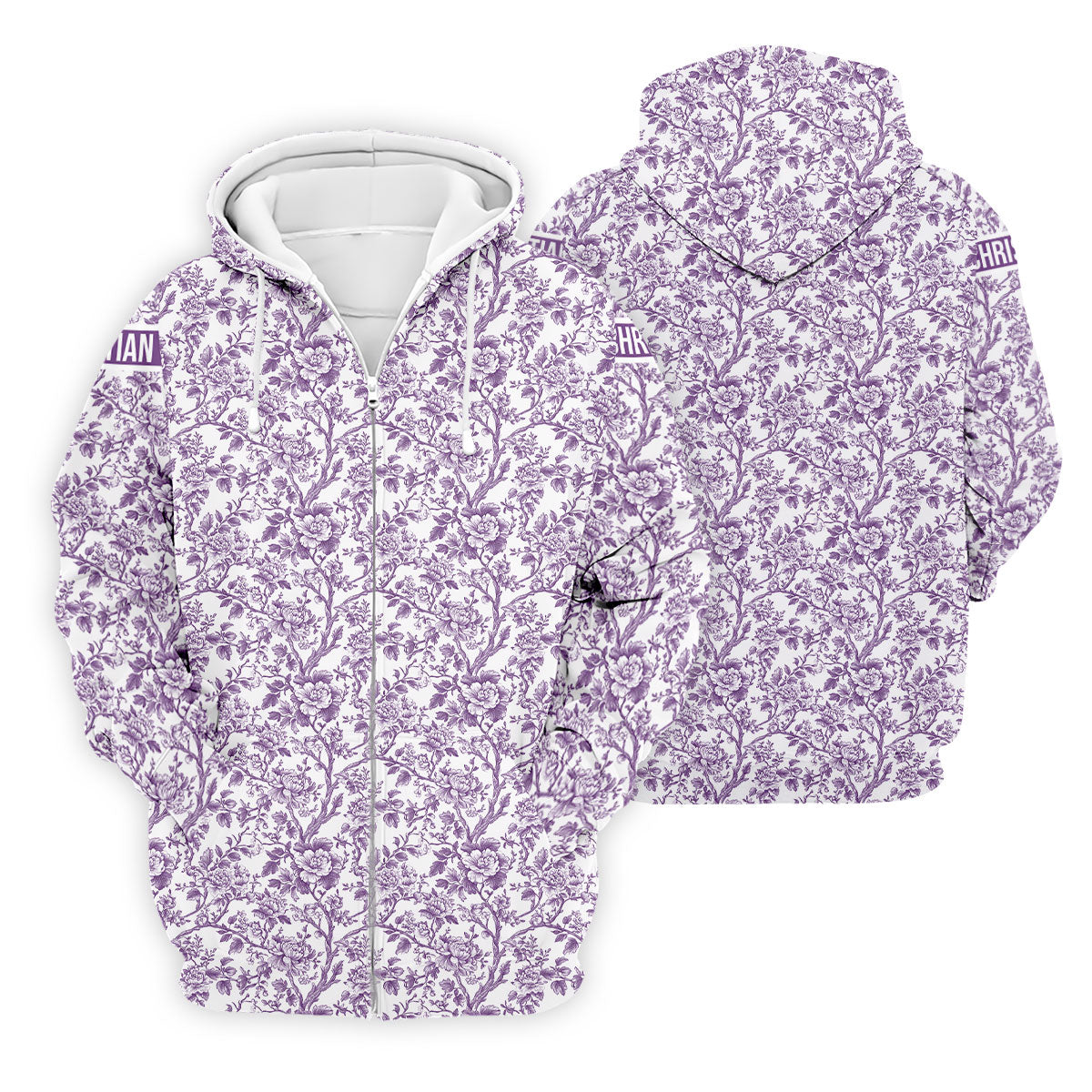 Toile De Jouy Purple Golf Shirt, Golf Tops For Men, Polo ShirtFor Men, Golf Gift For Men, Golf Shirts For Men
